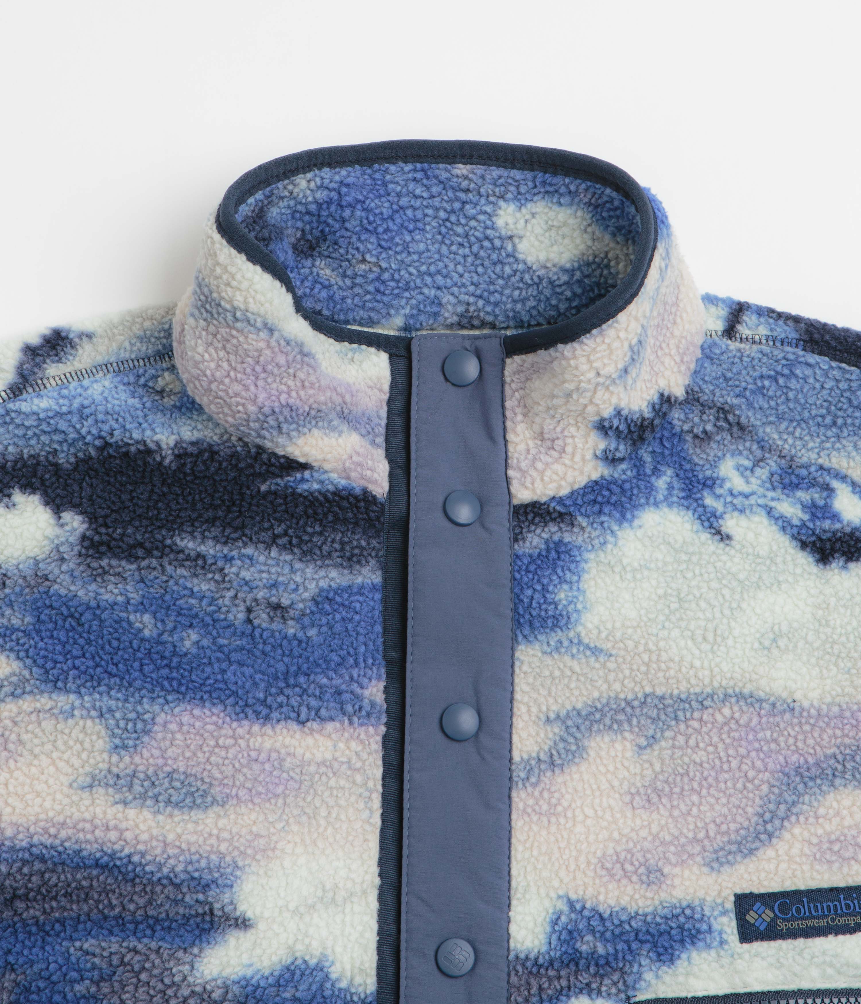 Columbia Helvetia II Printed Half Snap Fleece - Collegiate Navy / Dreaming - Image 2