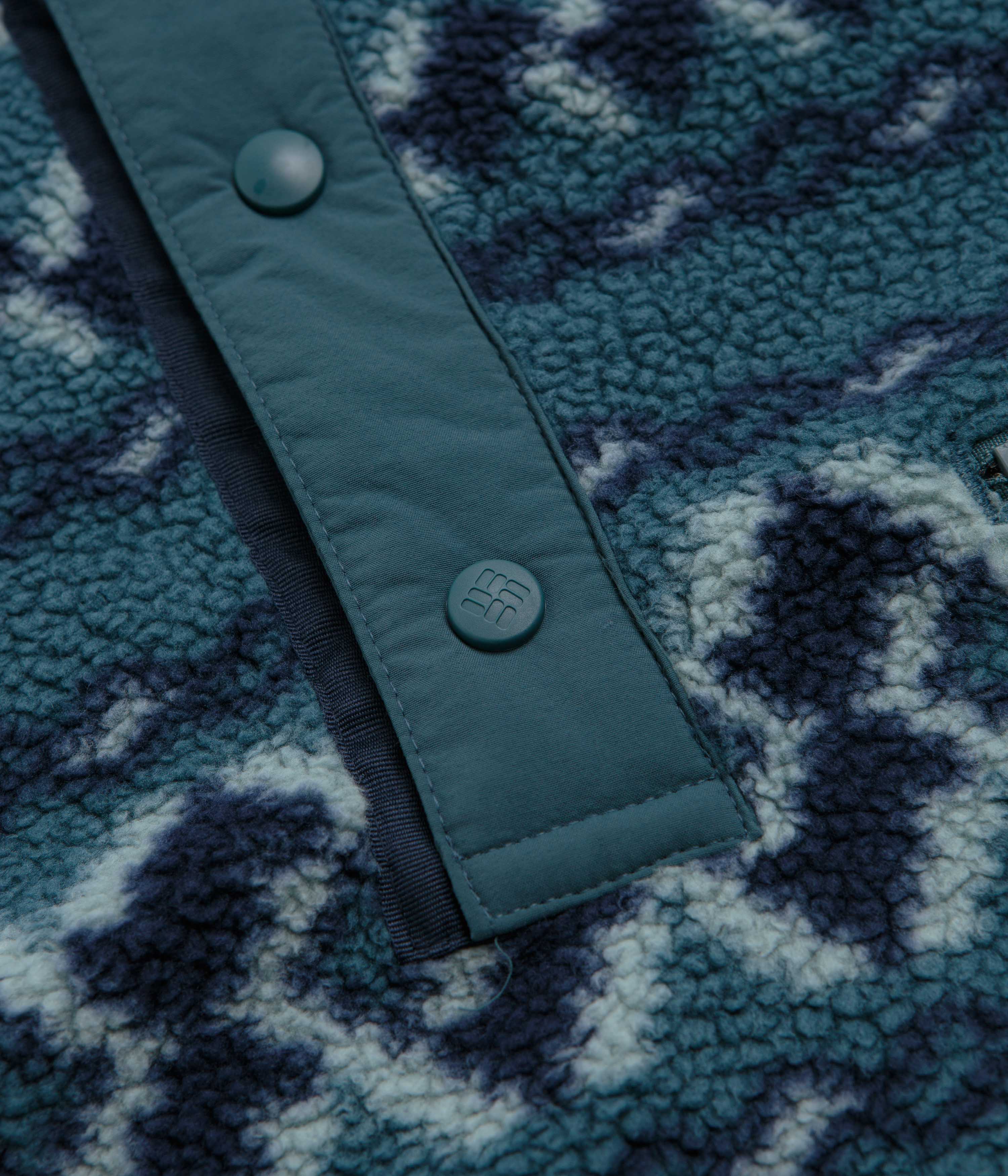 Columbia Helvetia II Printed Half Snap Fleece - Everblue / KnitKnot - Image 4