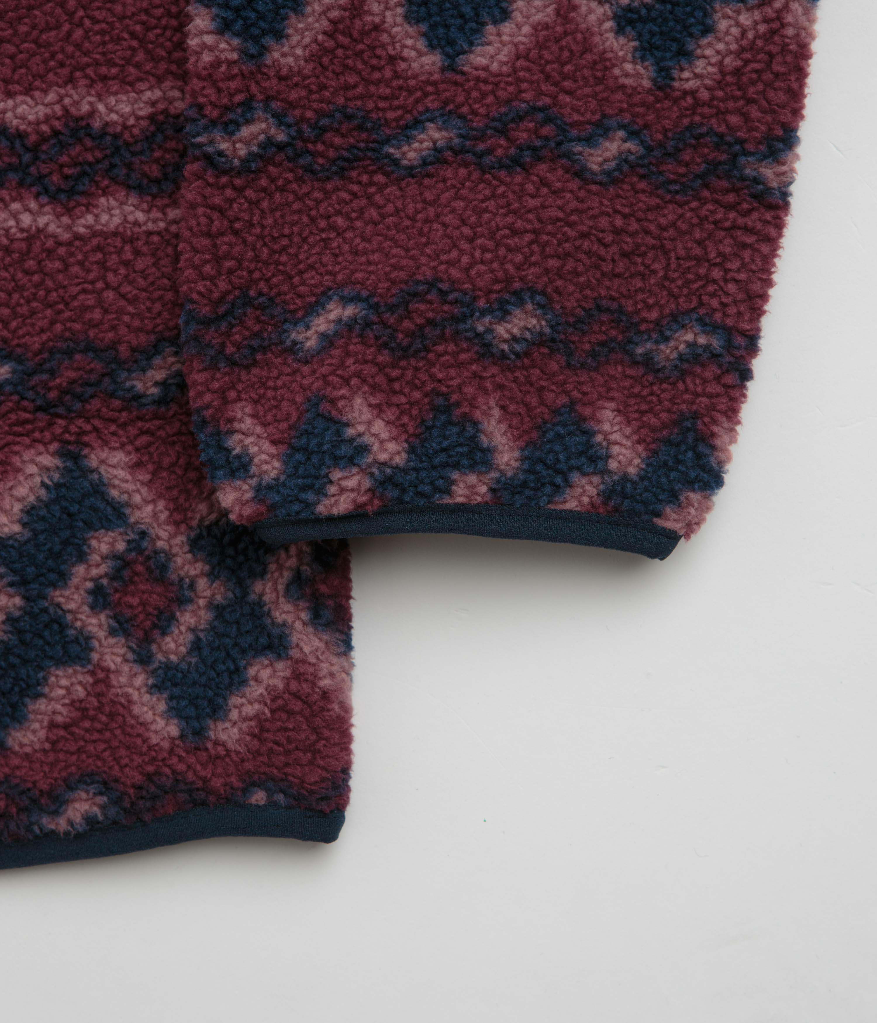 Columbia Helvetia II Printed Half Snap Fleece - Rich Wine / KnitKnot - Image 5