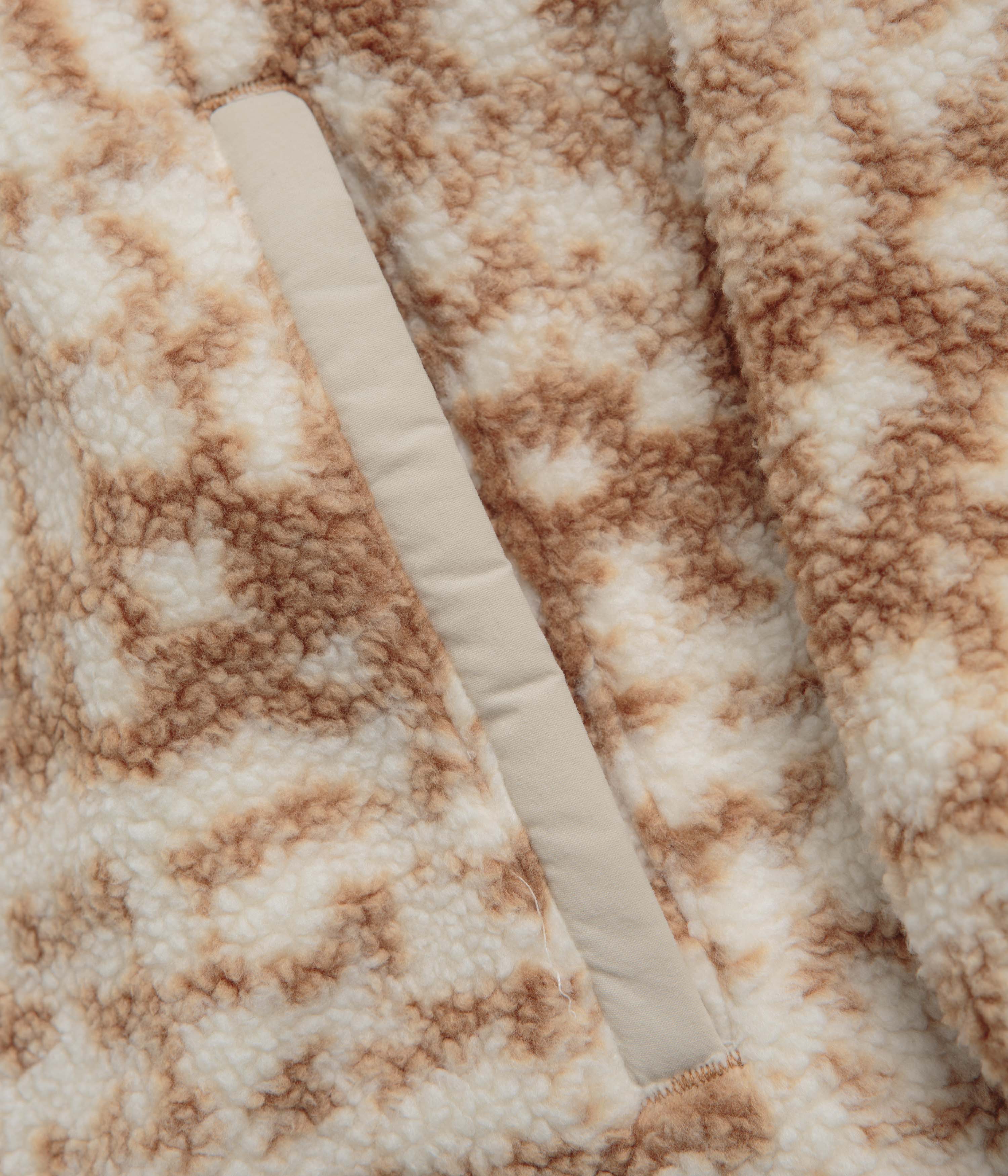 Columbia Helvetia II Printed Hoodie - Camel Brown Stippled Stripe - Image 3