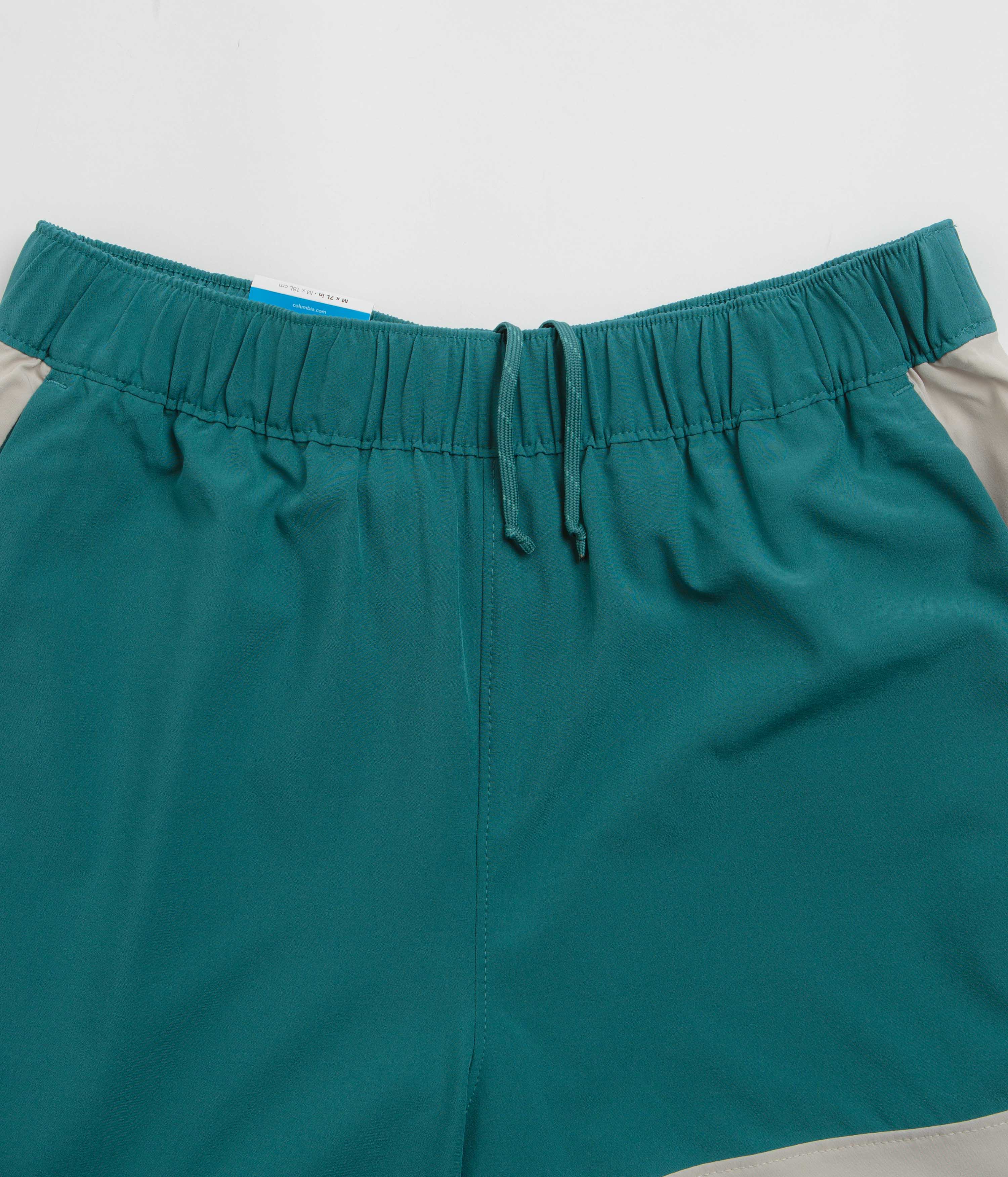 Columbia Hike Color Block Shorts - River Blue / Dark Stone - Image 4