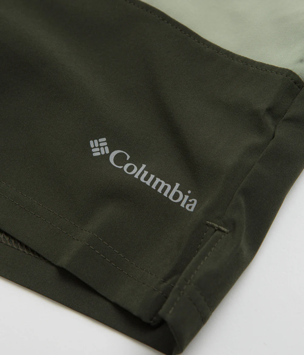 Columbia Hike Color Block Shorts - Safari / Greenscape - Image 6