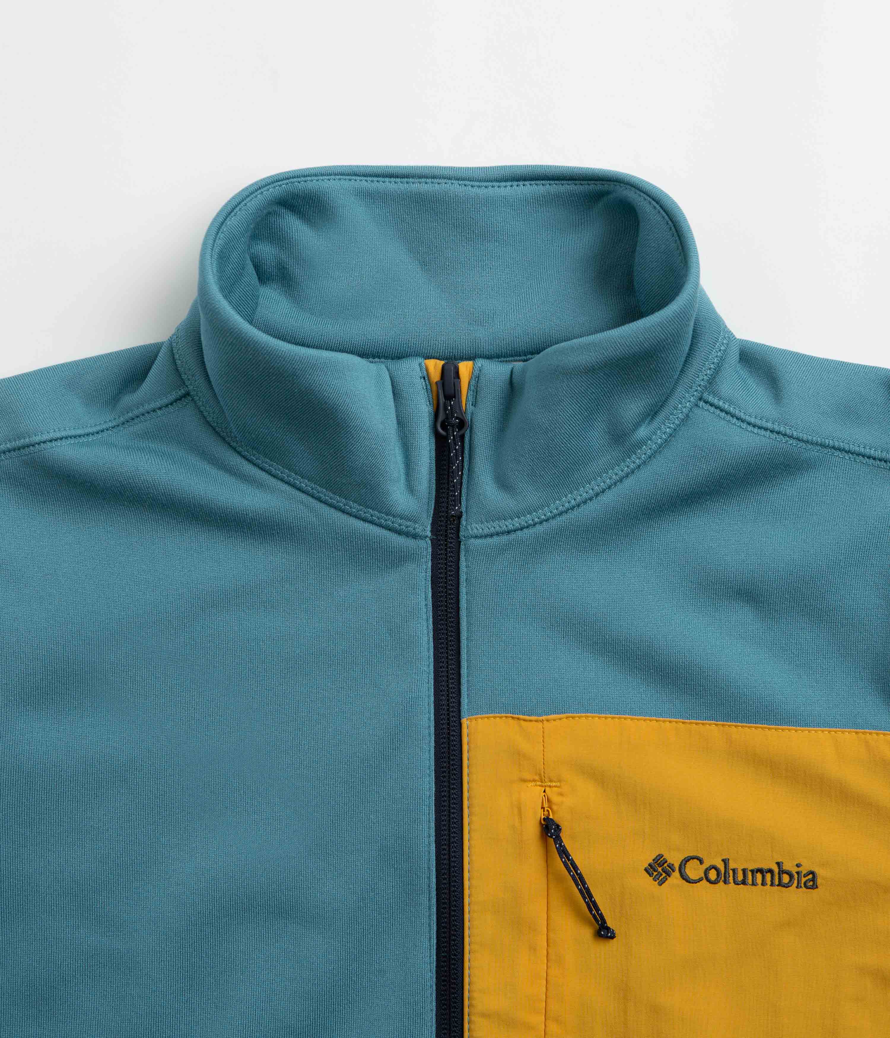 Columbia Hike Half Zip Fleece - Shasta / Collegiate Navy - Image 4