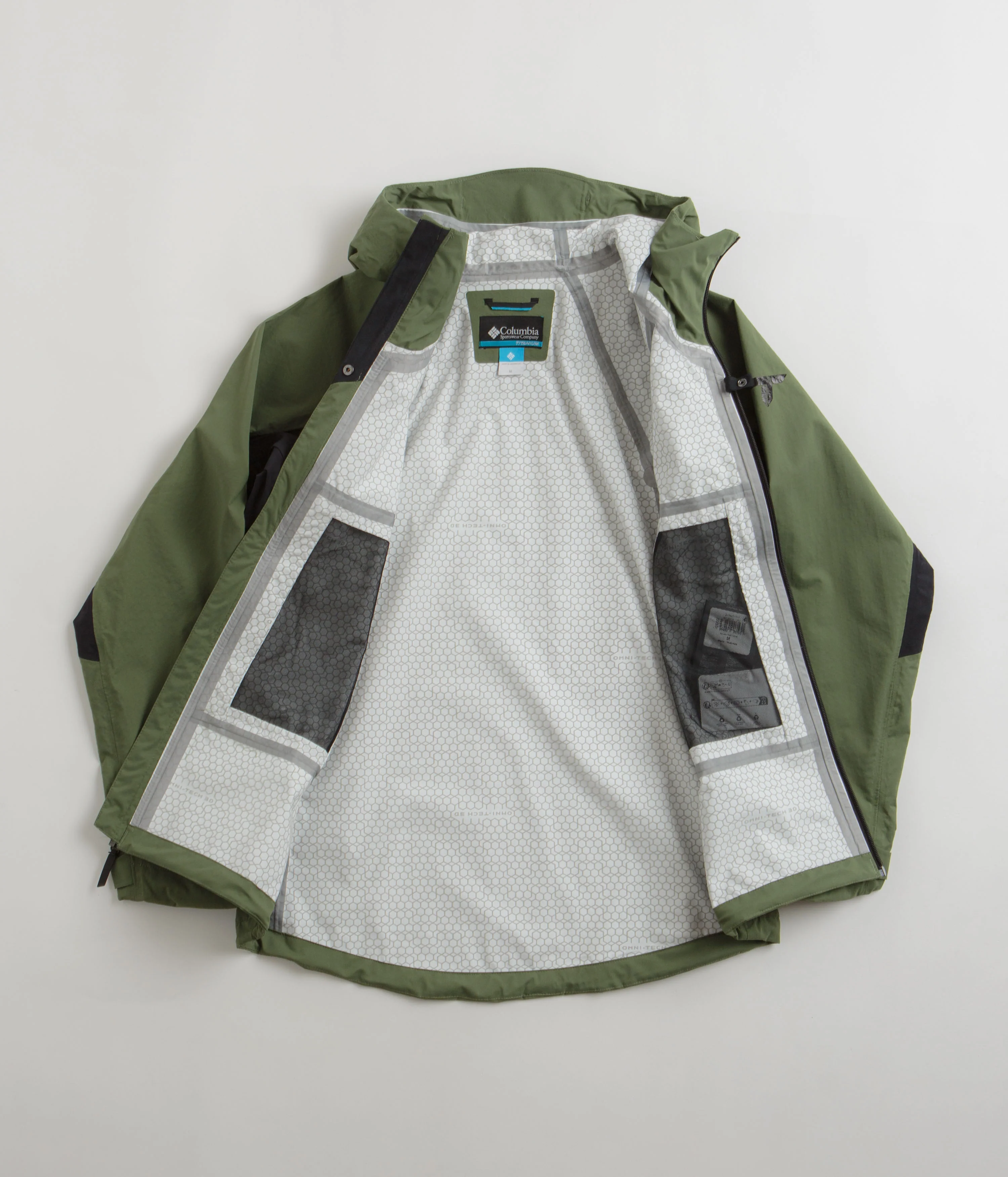 Columbia Mazama Trail Shell Jacket - Canteen / Black - Image 2
