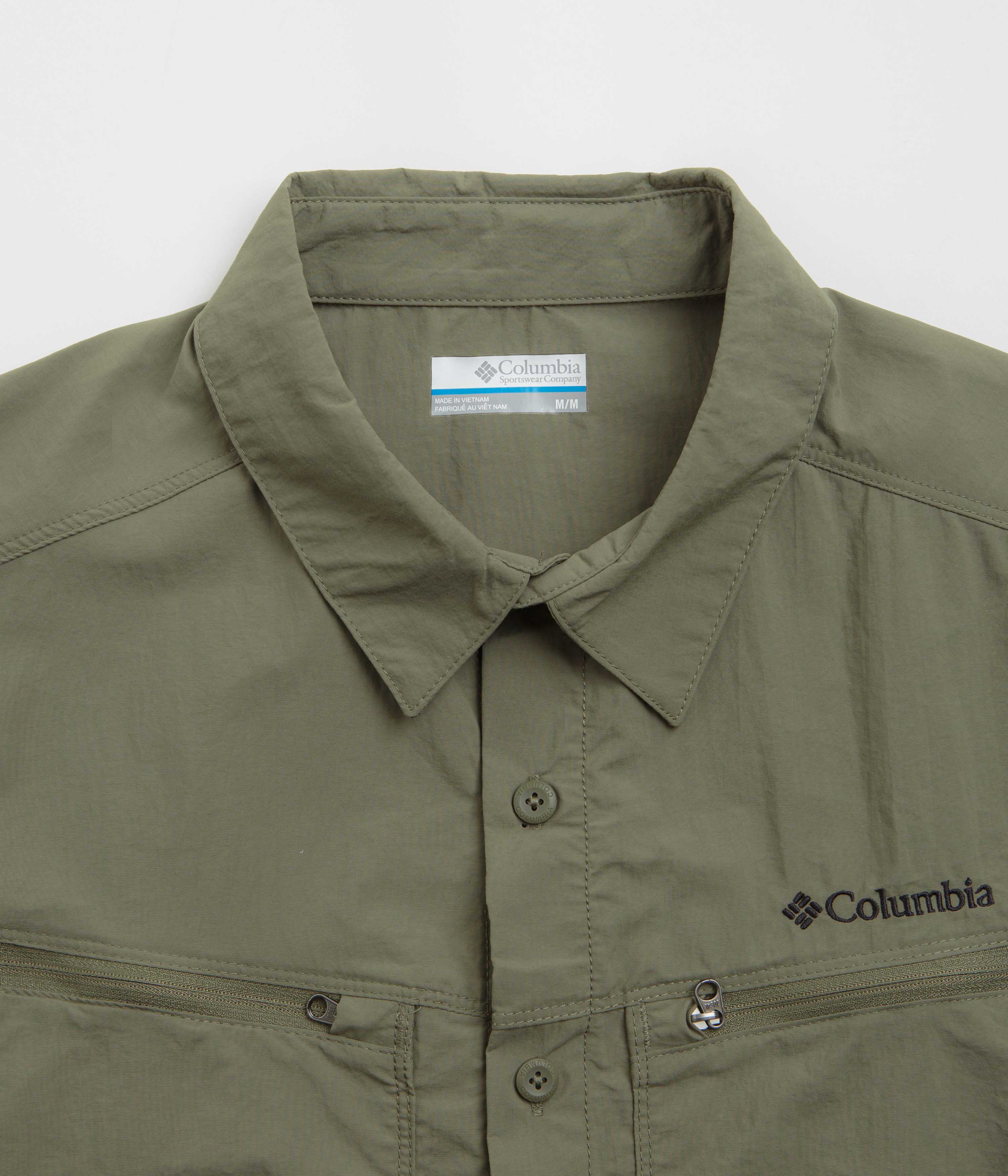 Columbia Mountaindale Short Sleeve Shirt - Stone Green - Image 2