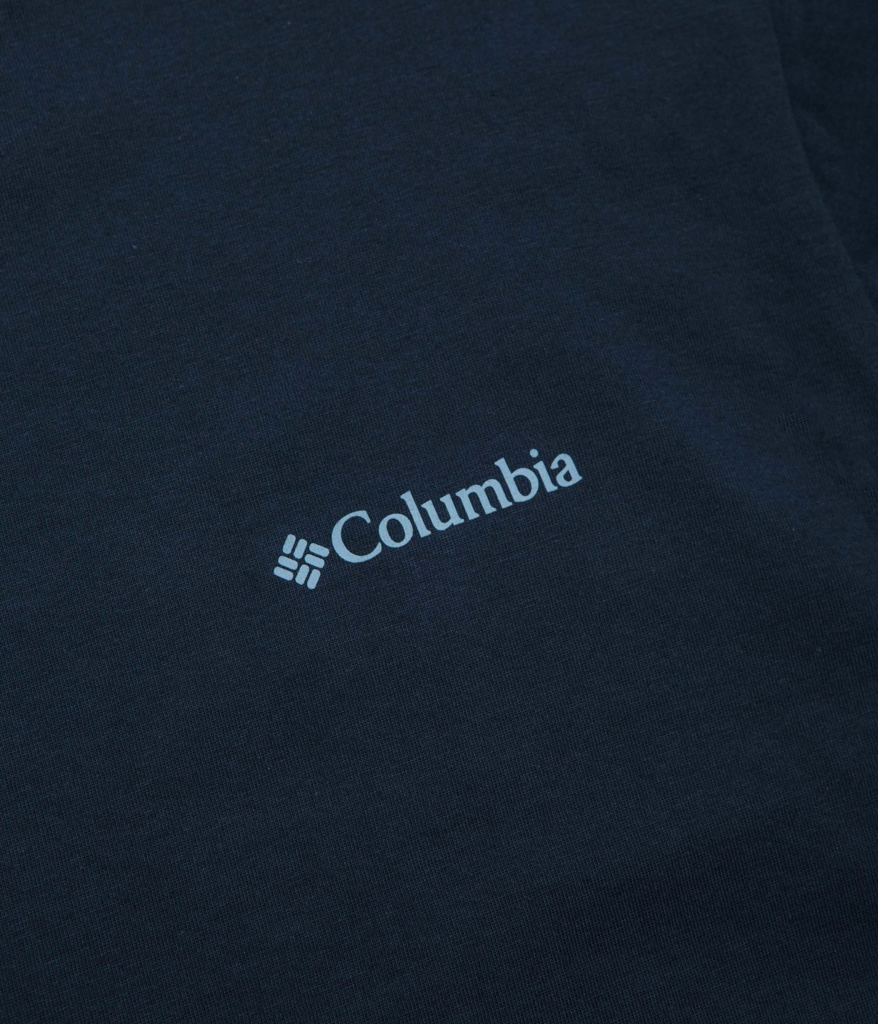 Columbia North Cascades T-Shirt - Collegiate Navy / Pasteled Framed - Image 3