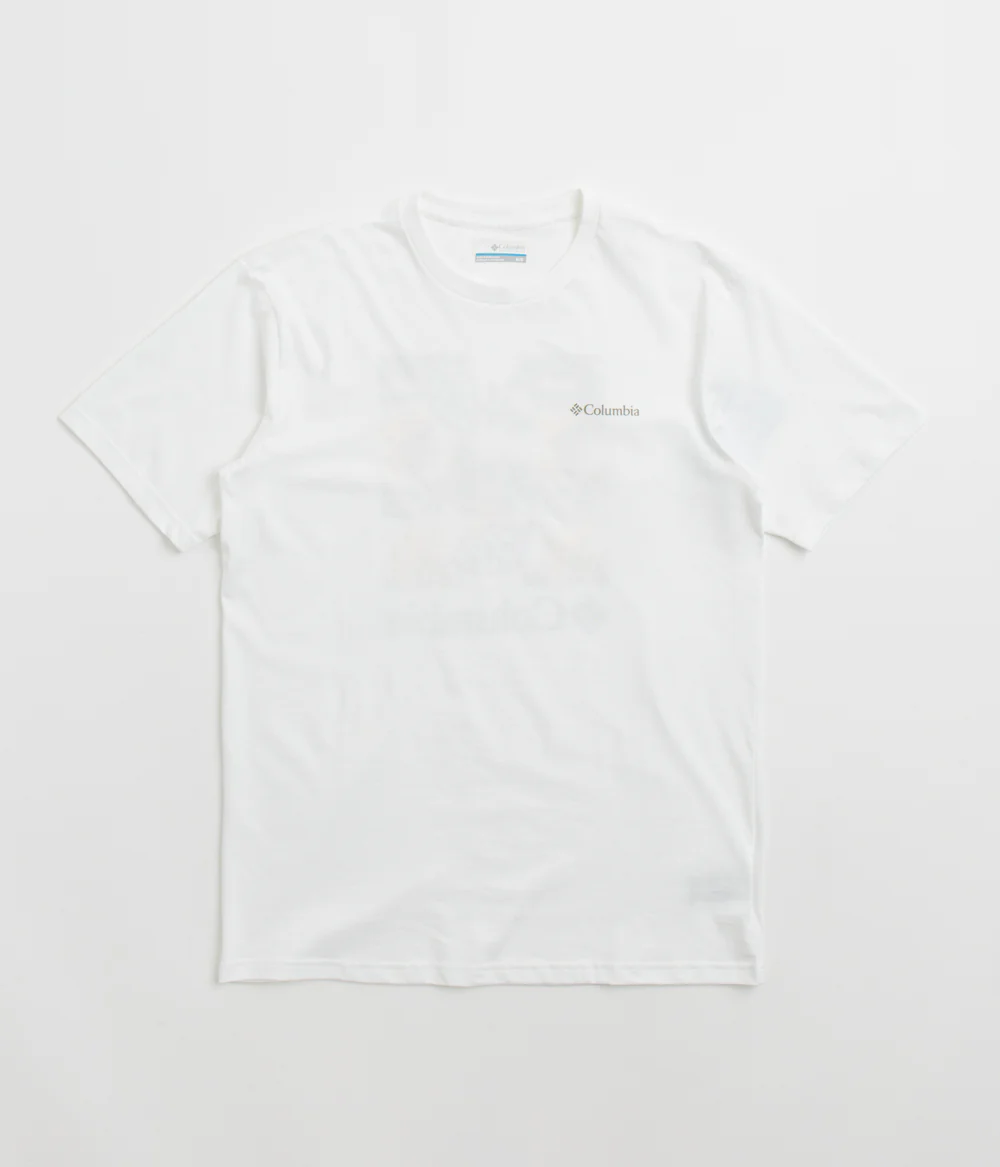 Columbia North Cascades T-Shirt - White / Pasteled Framed - Image 2