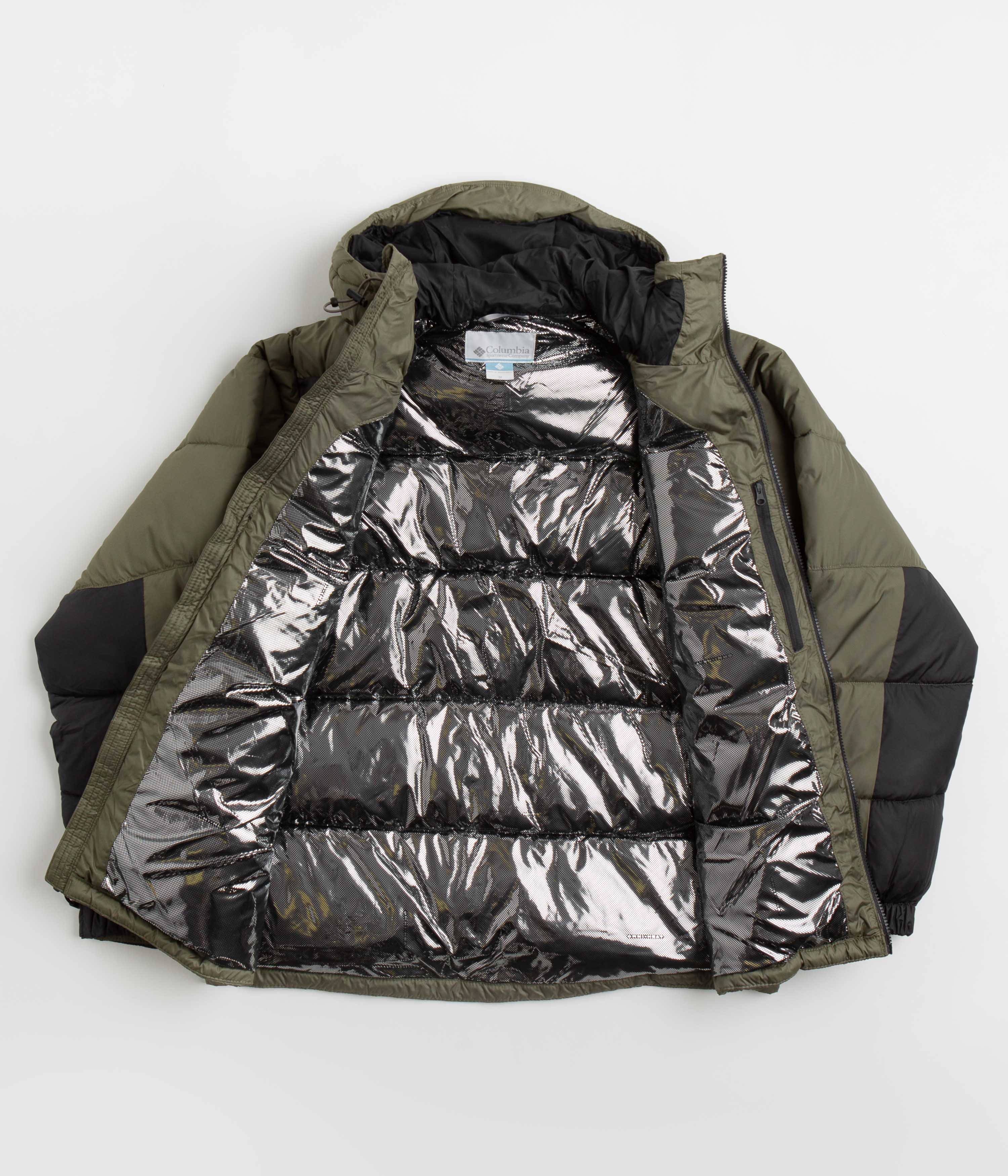 Columbia Pike Lake II Hooded Jacket - Stone Green / Shark - Image 6