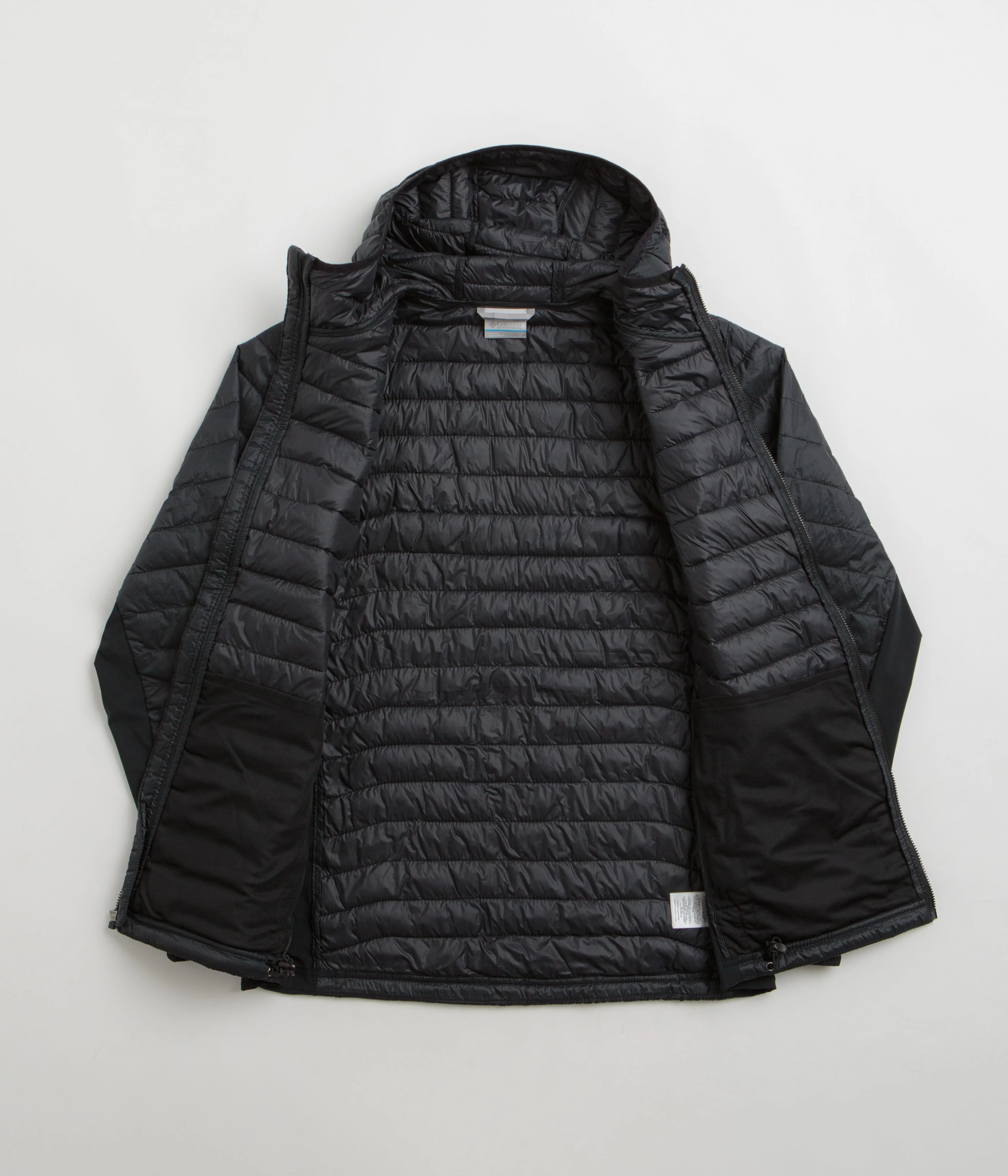 Columbia Powder Pass Hybrid Hooded Jacket - Black - Image 2