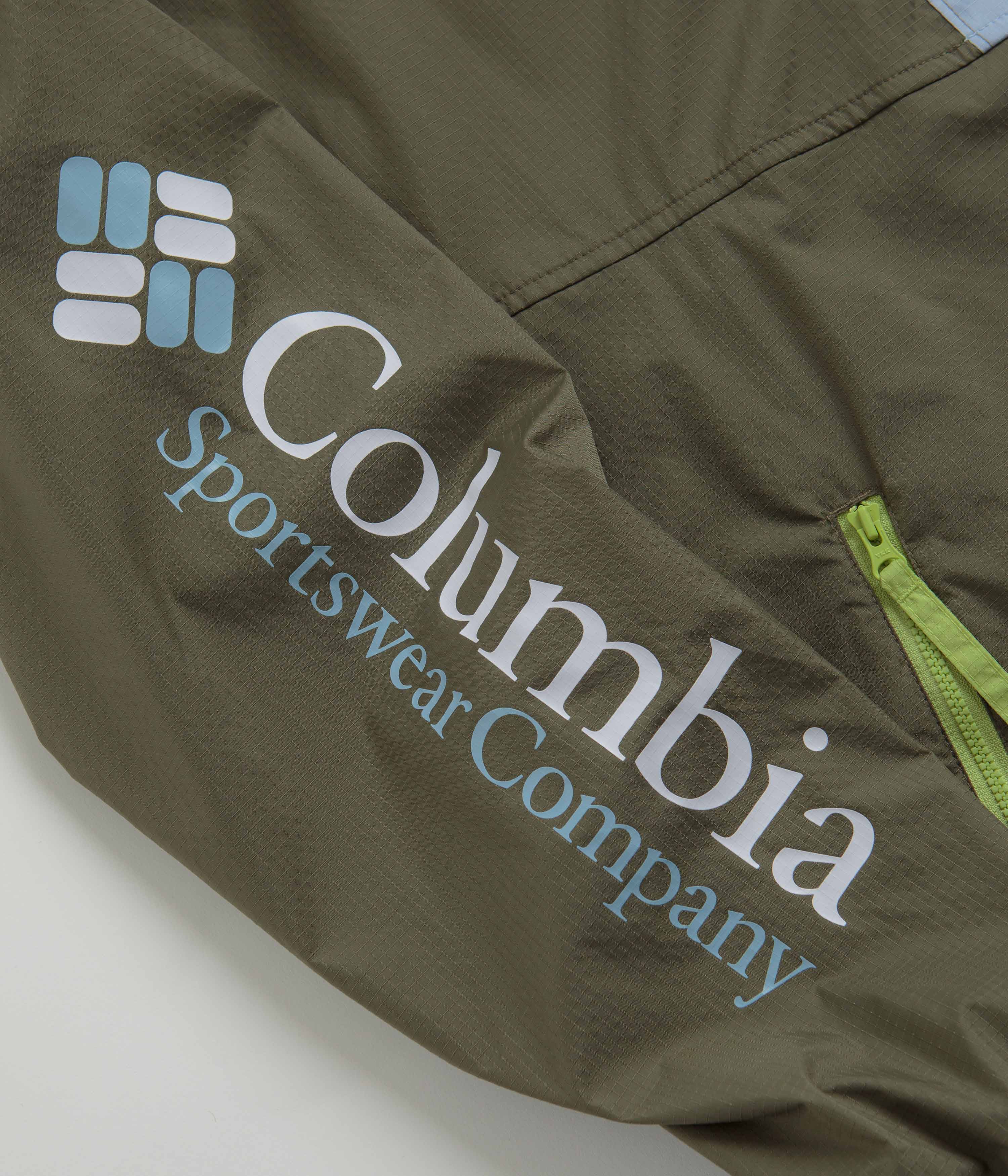 Columbia Riptide Anorak - Stone Green / Napa Green / Whisper - Image 4