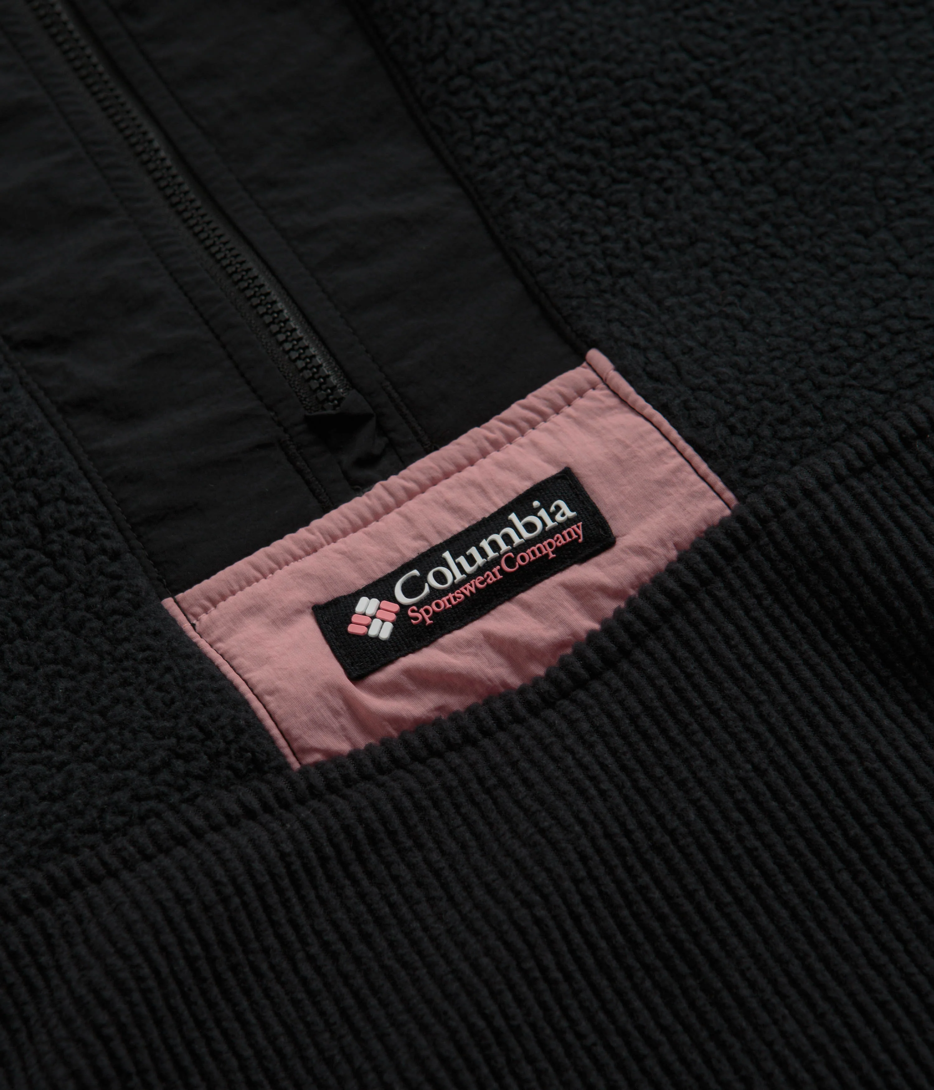 Columbia Riptide Fleece - Black / Salmon Rose - Image 3