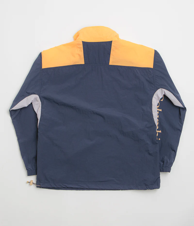 Columbia Riptide II Retro Windbreaker Anorak - Nocturnal / Summer Orange - Image 2