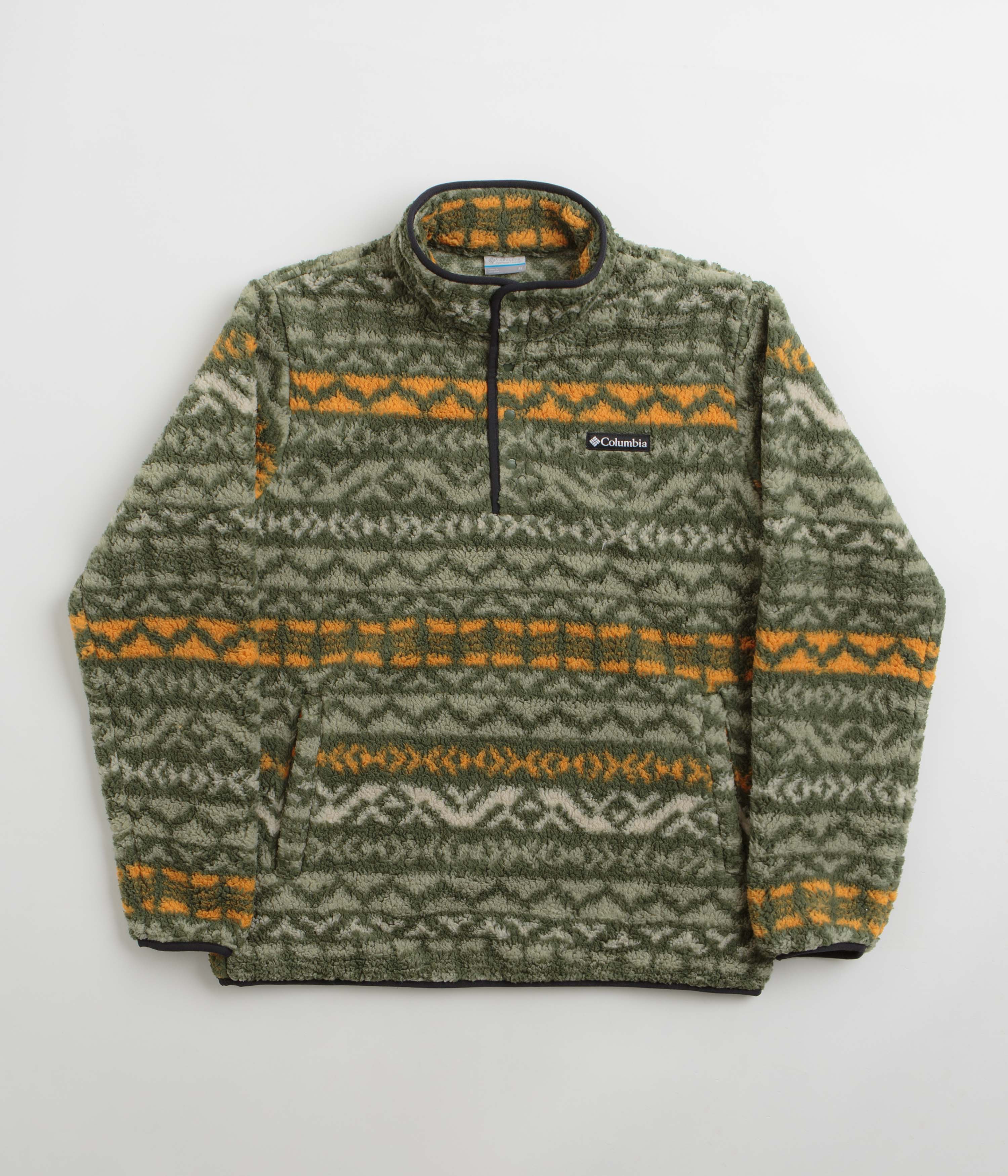 Columbia Rugged Ridge Half Snap Fleece - Canteen Madras Multi