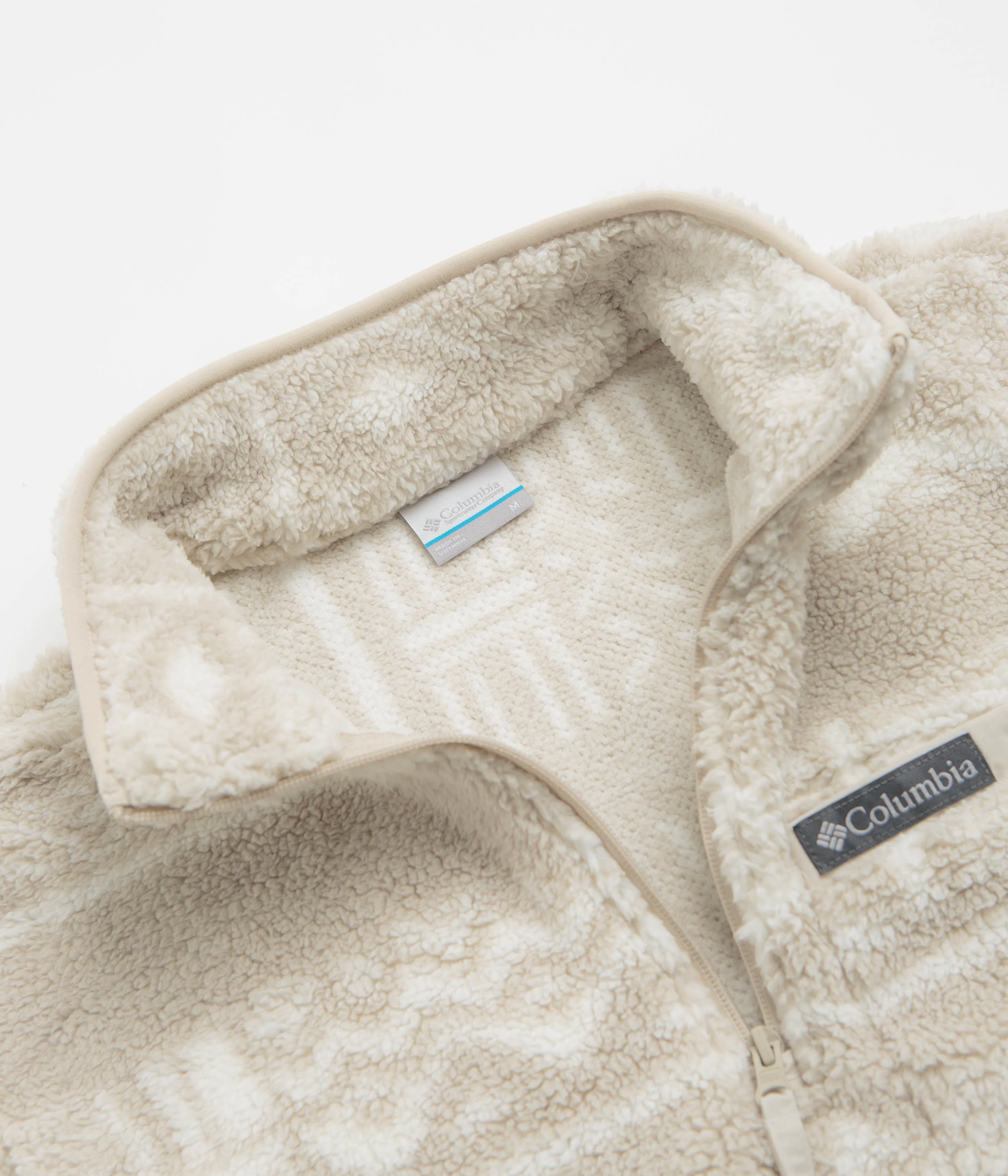 Columbia Rugged Ridge High Pile Half Zip Fleece - Dark Stone / Deschutes Days - Image 3