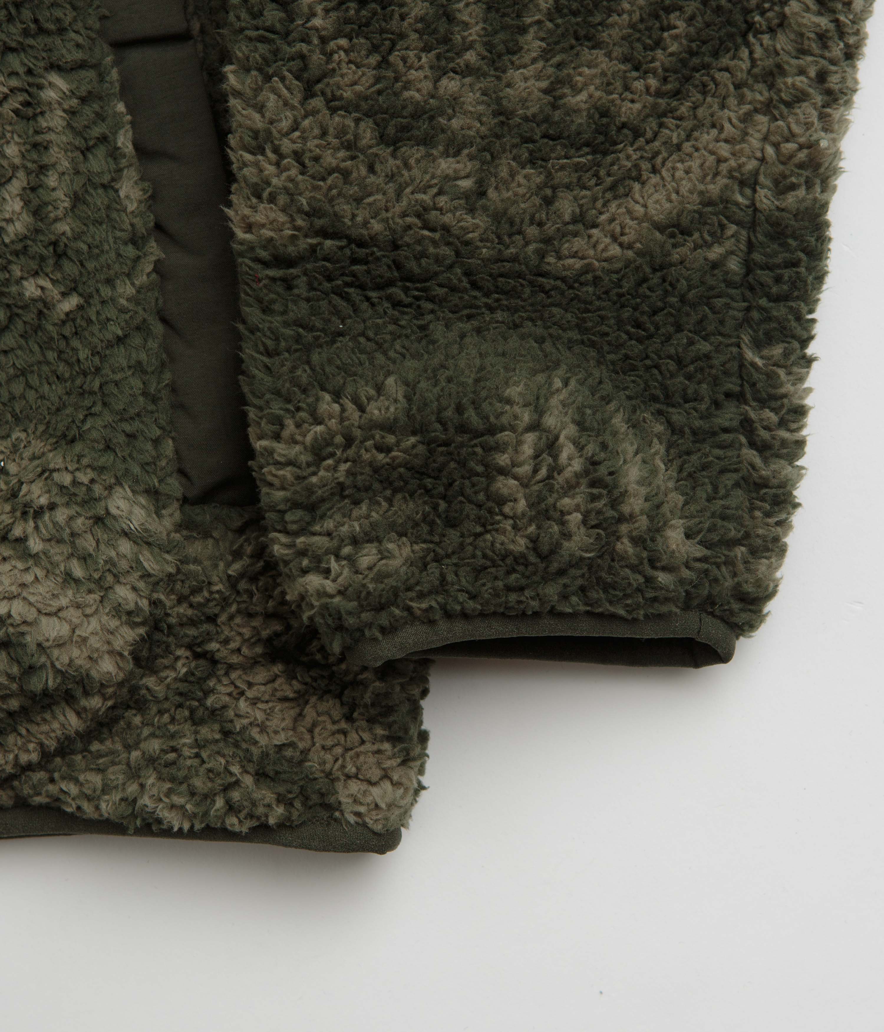 Columbia Rugged Ridge High Pile Half Zip Fleece - Greenscape / Deschutes Days - Image 5