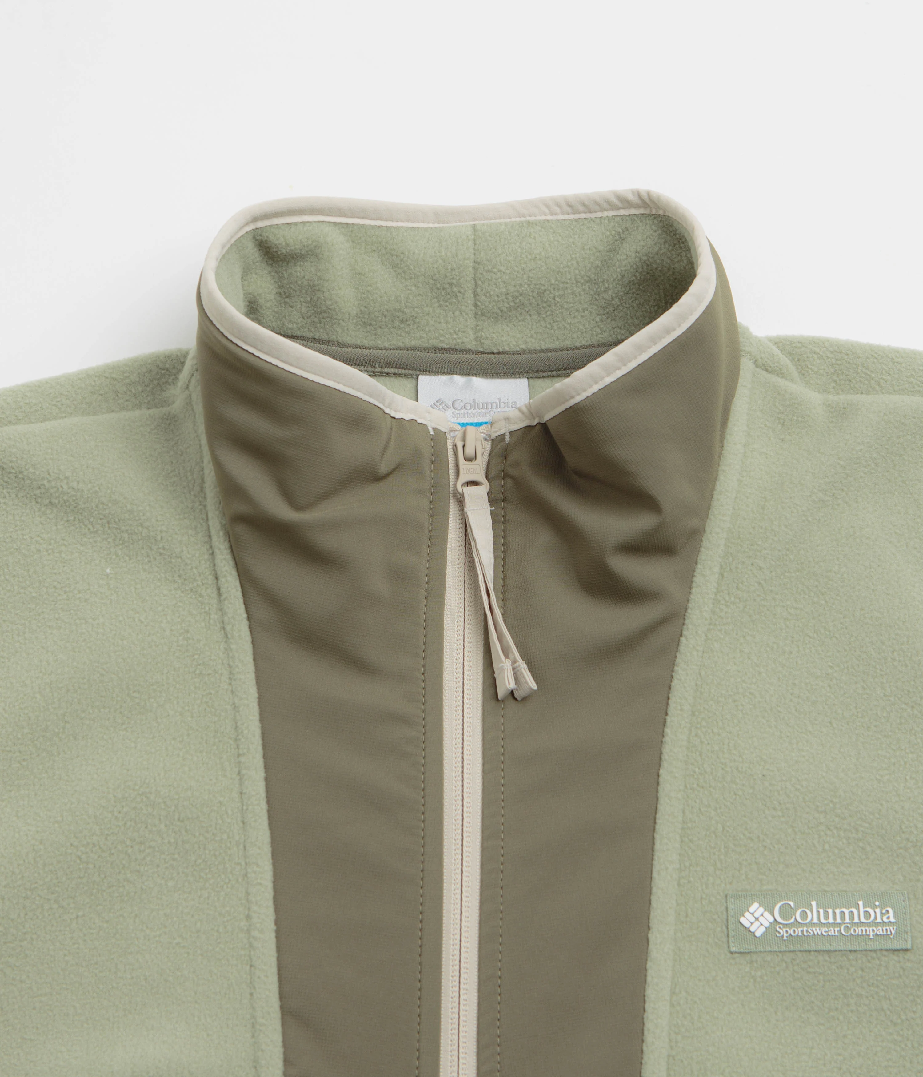 Columbia Sequoia Grove Full Zip Fleece - Safari / Stone Green - Image 3