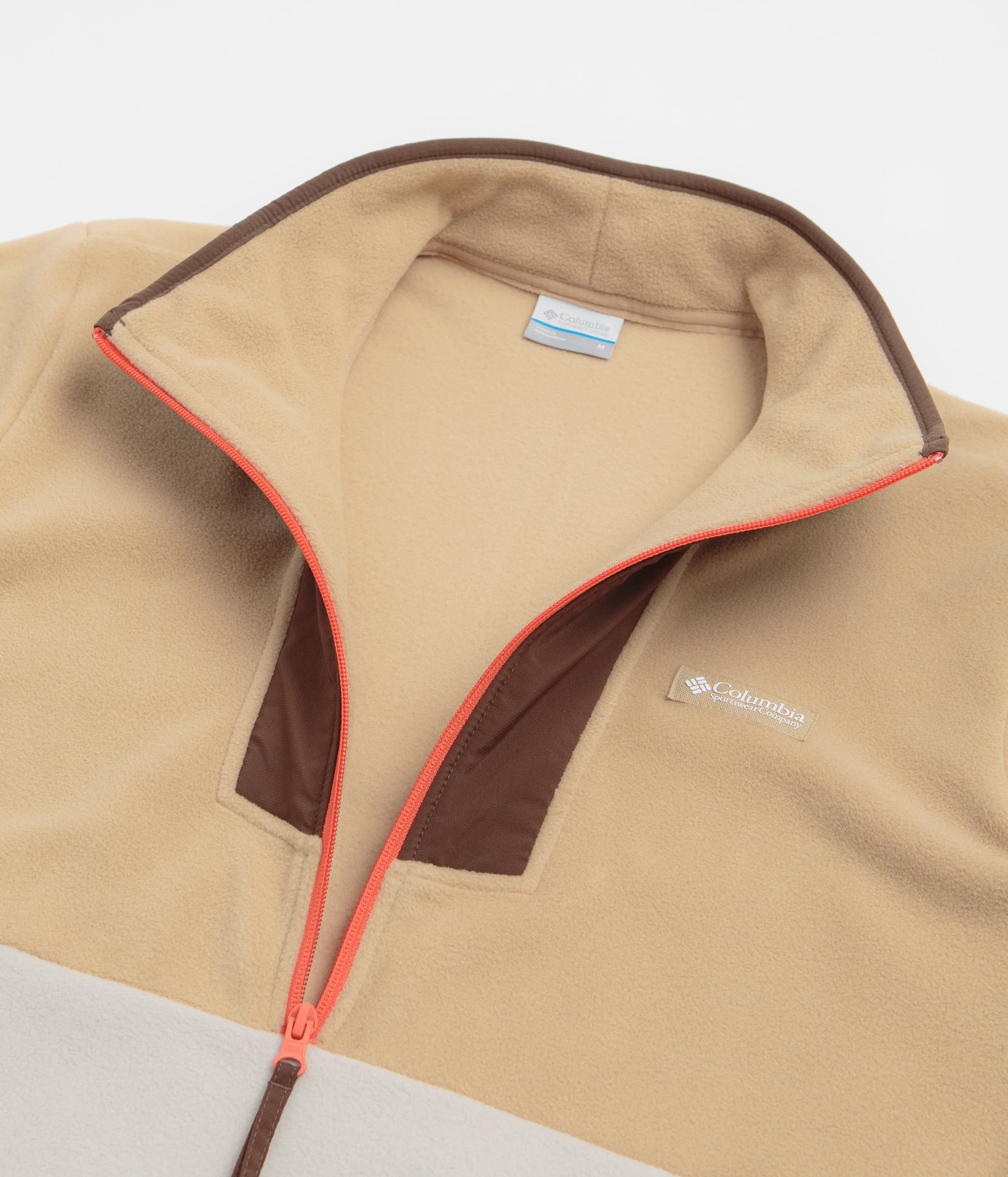 Columbia Sequoia Grove Half Zip Fleece - Canoe / Dark Stone / Tobacco - Image 4