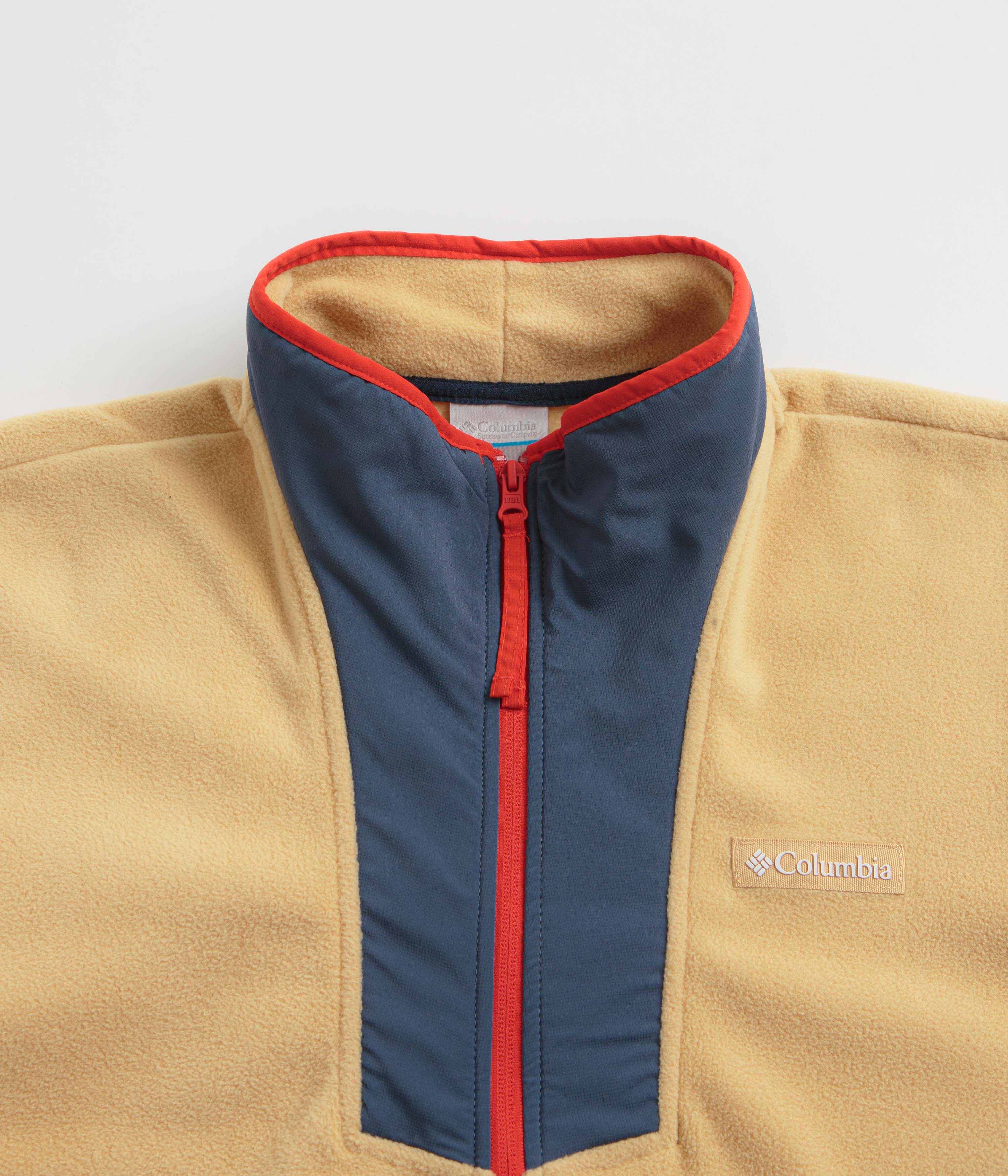 Columbia Sequoia Grove Half Zip Fleece - Light Camel / Dark Mtn / Coll Navy / Spicy - Image 2