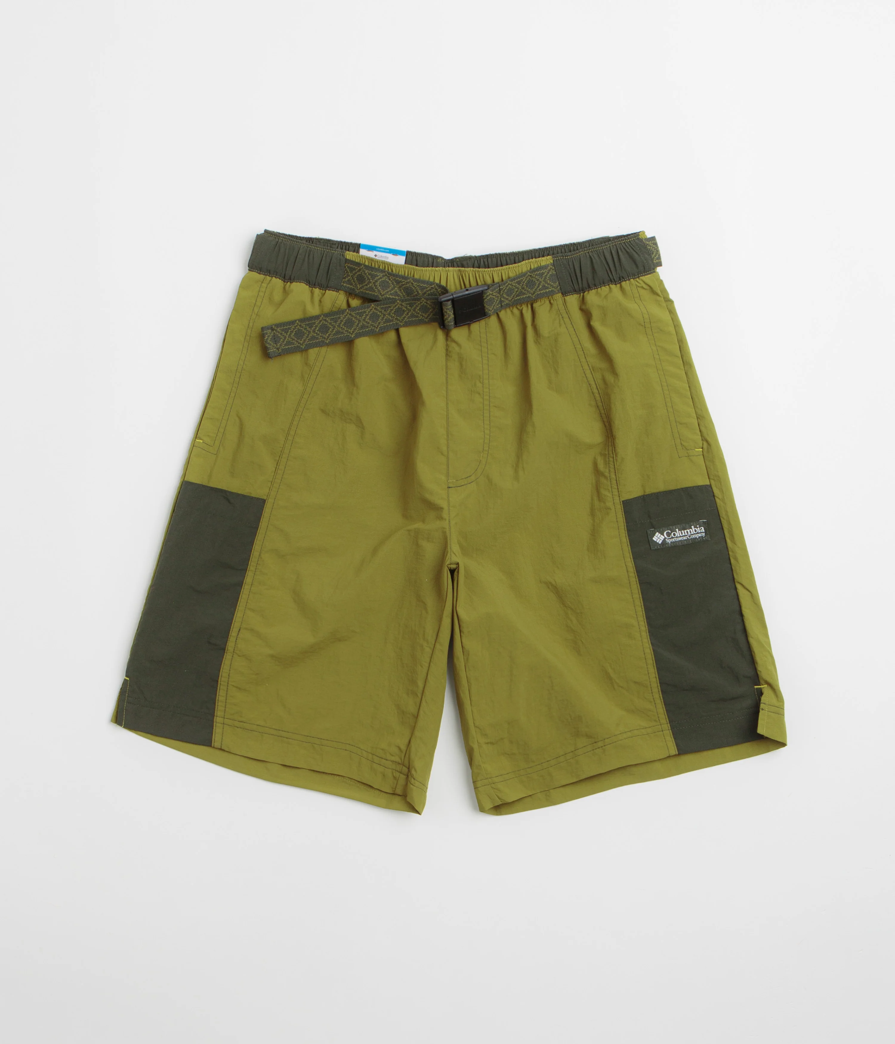 Columbia Sequoia Grove Woven 9" Shorts - Mossy Green / Greenscape