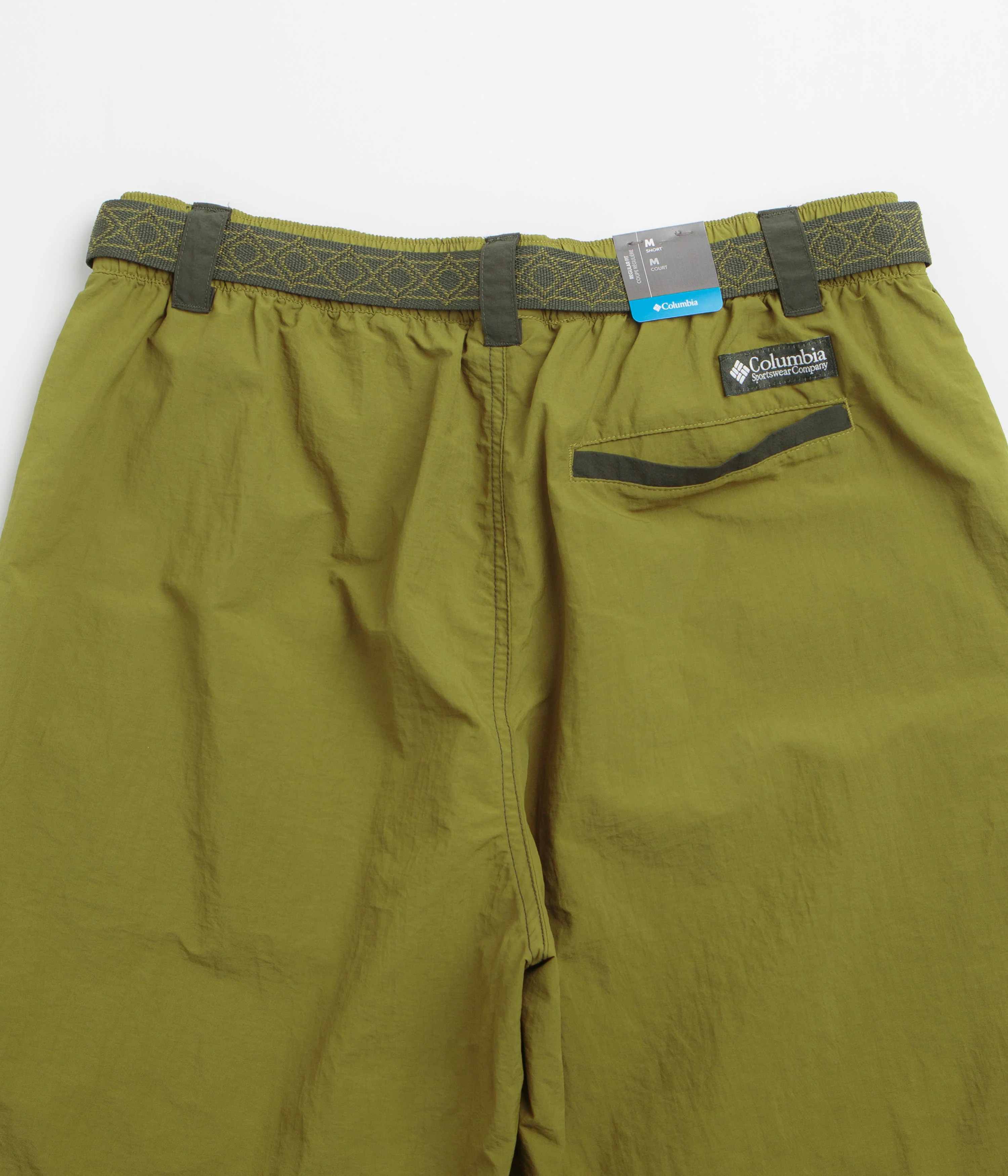 Columbia Sequoia Grove Woven 9" Shorts - Mossy Green / Greenscape - Image 6
