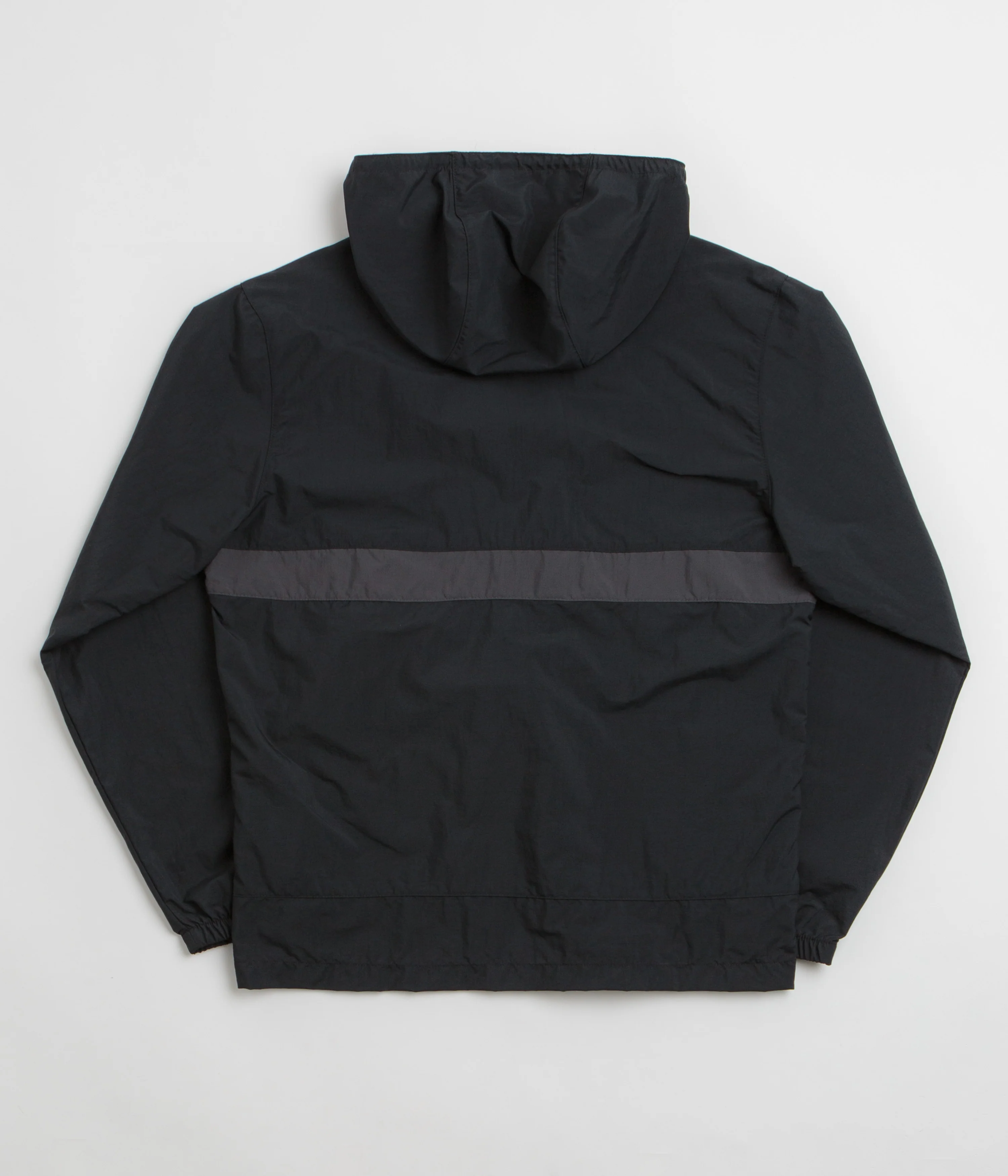 Columbia Spire Valley Hooded Windbreaker Jacket - Black / Shark - Image 3