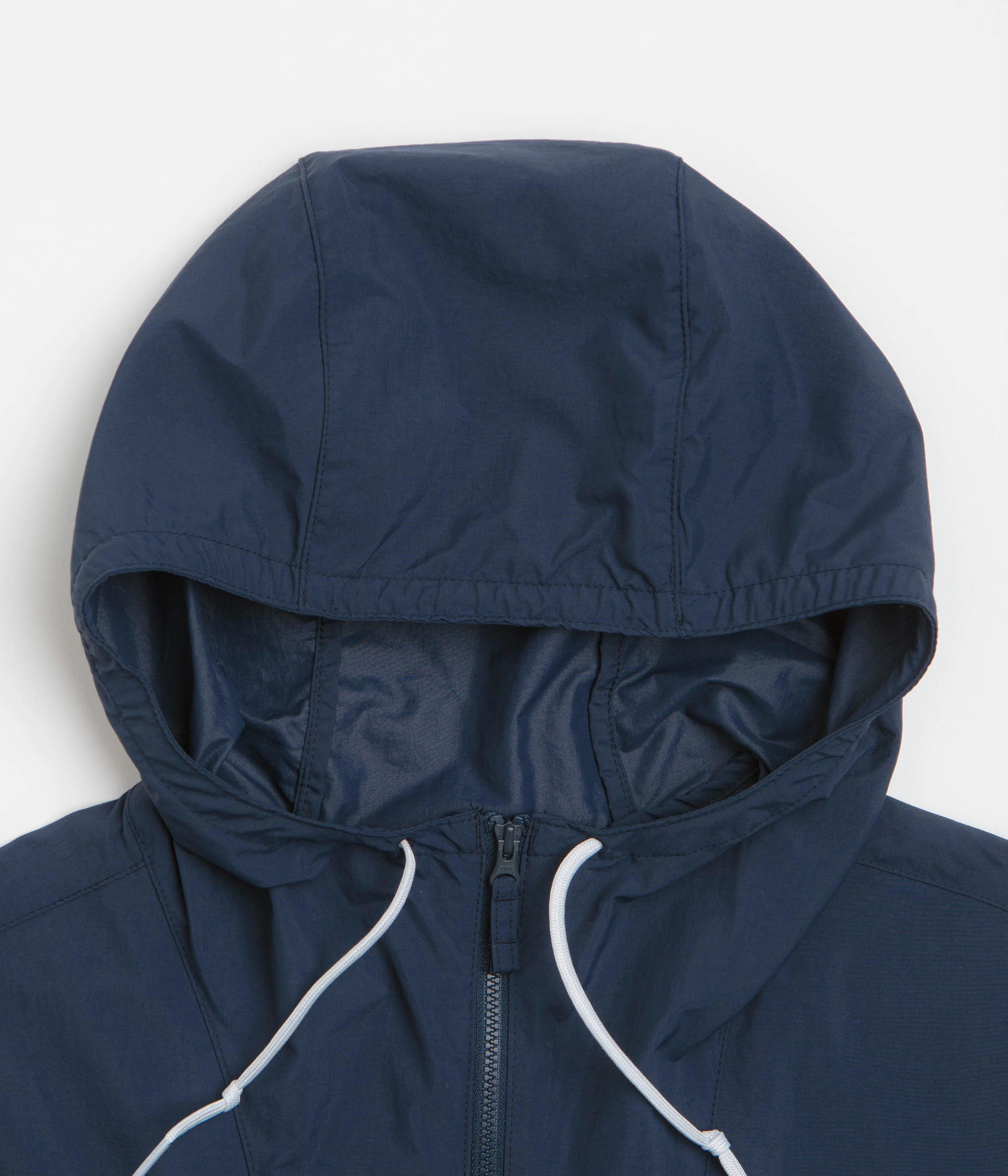 Columbia Spire Valley Hooded Windbreaker Jacket - Collegiate Navy / White - Image 4