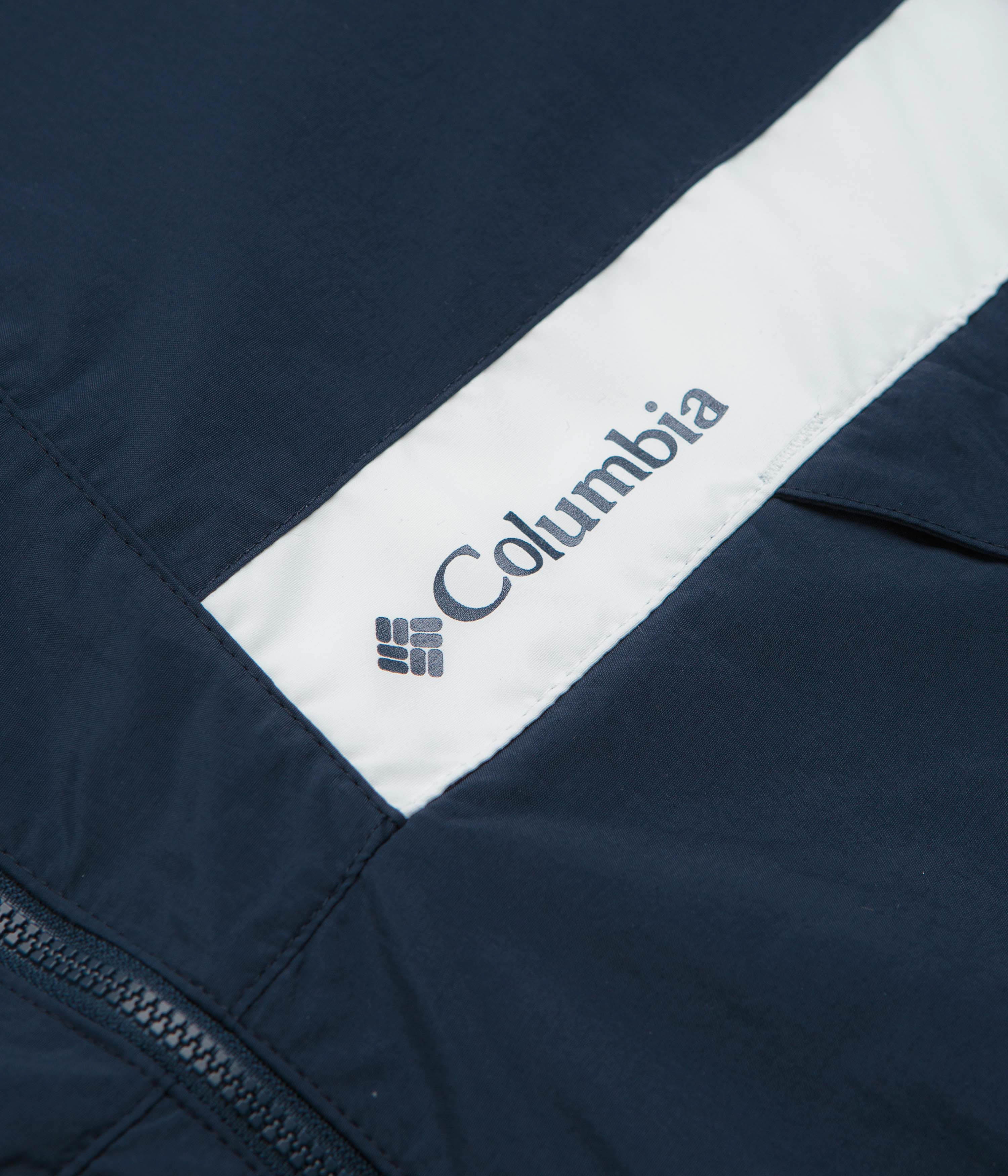 Columbia Spire Valley Hooded Windbreaker Jacket - Collegiate Navy / White - Image 5