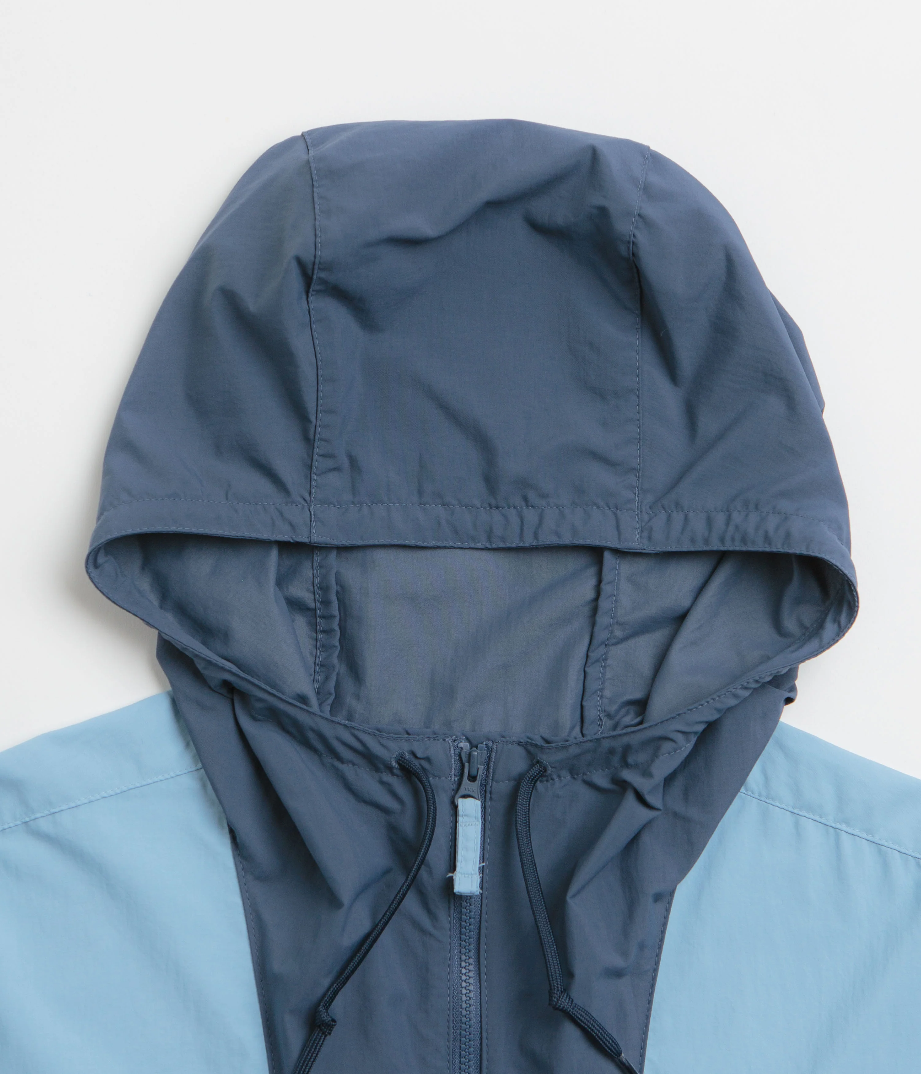 Columbia Spire Valley Hooded Windbreaker Jacket - Ripple Blue / Dark Mountain / Collegiate Navy - Image 4