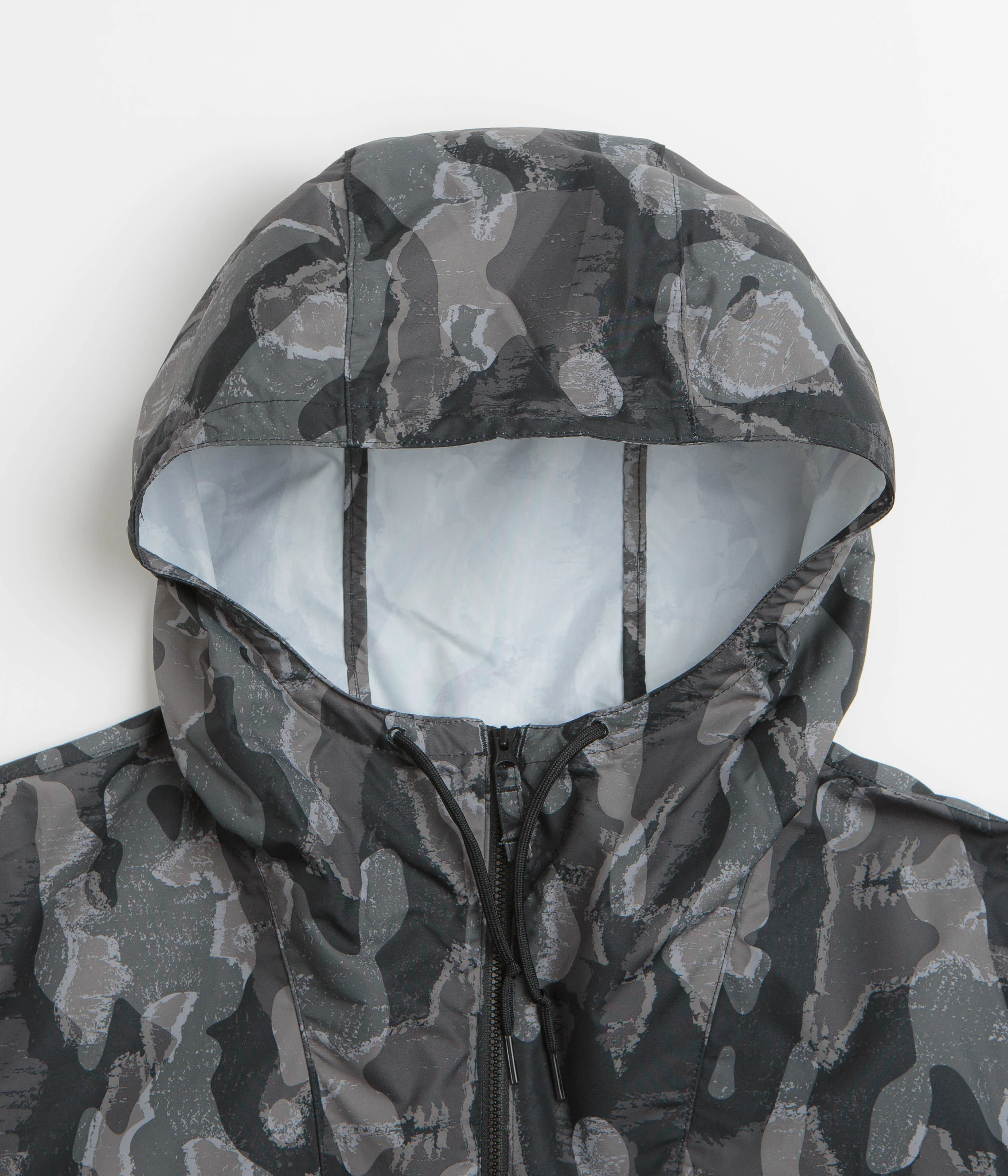 Columbia Challenger II Printed Windbreaker Jacket - Black Treebark / Black - Image 4