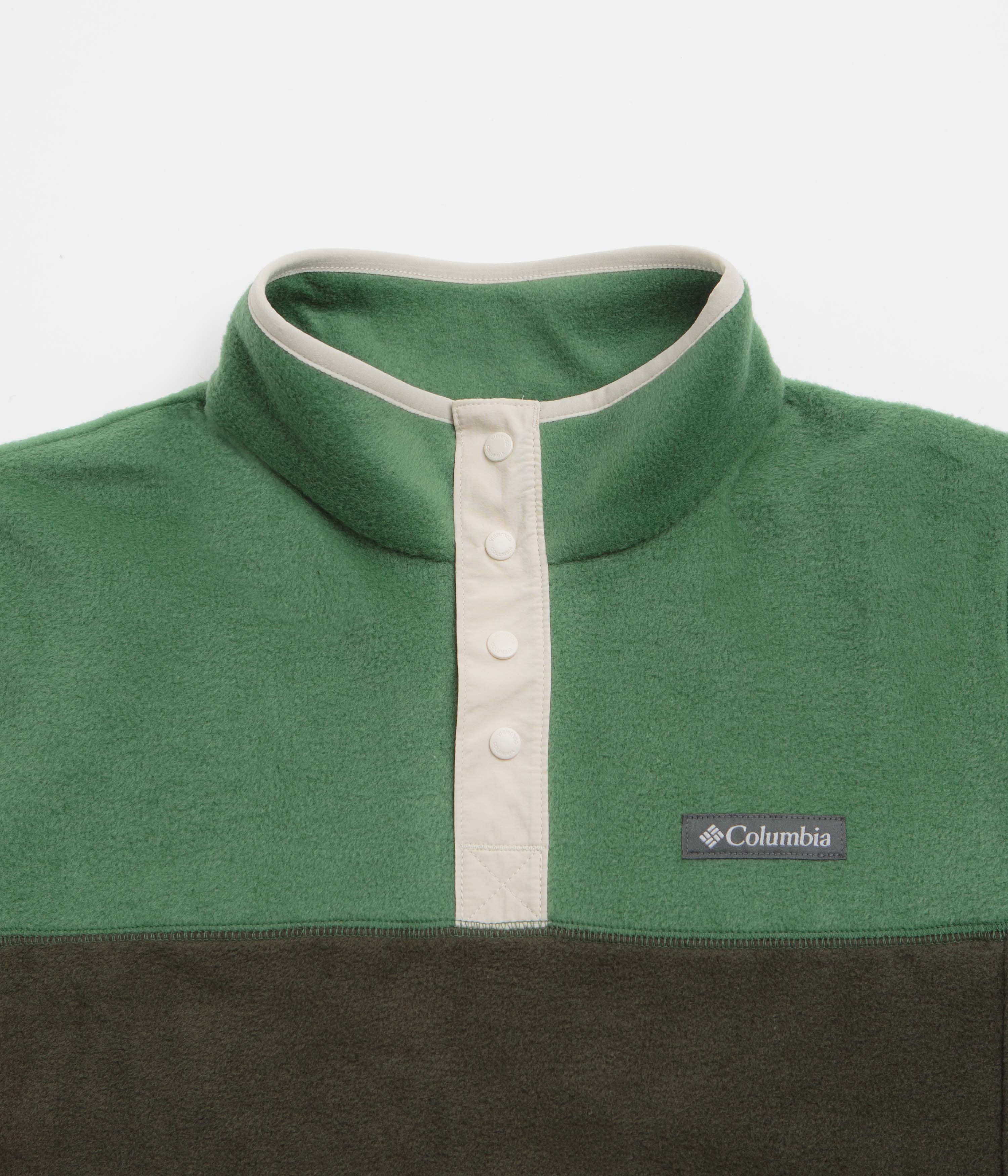 Columbia Steens Mountain II Half Snap Fleece - Greenscape / Rain Forest - Image 2