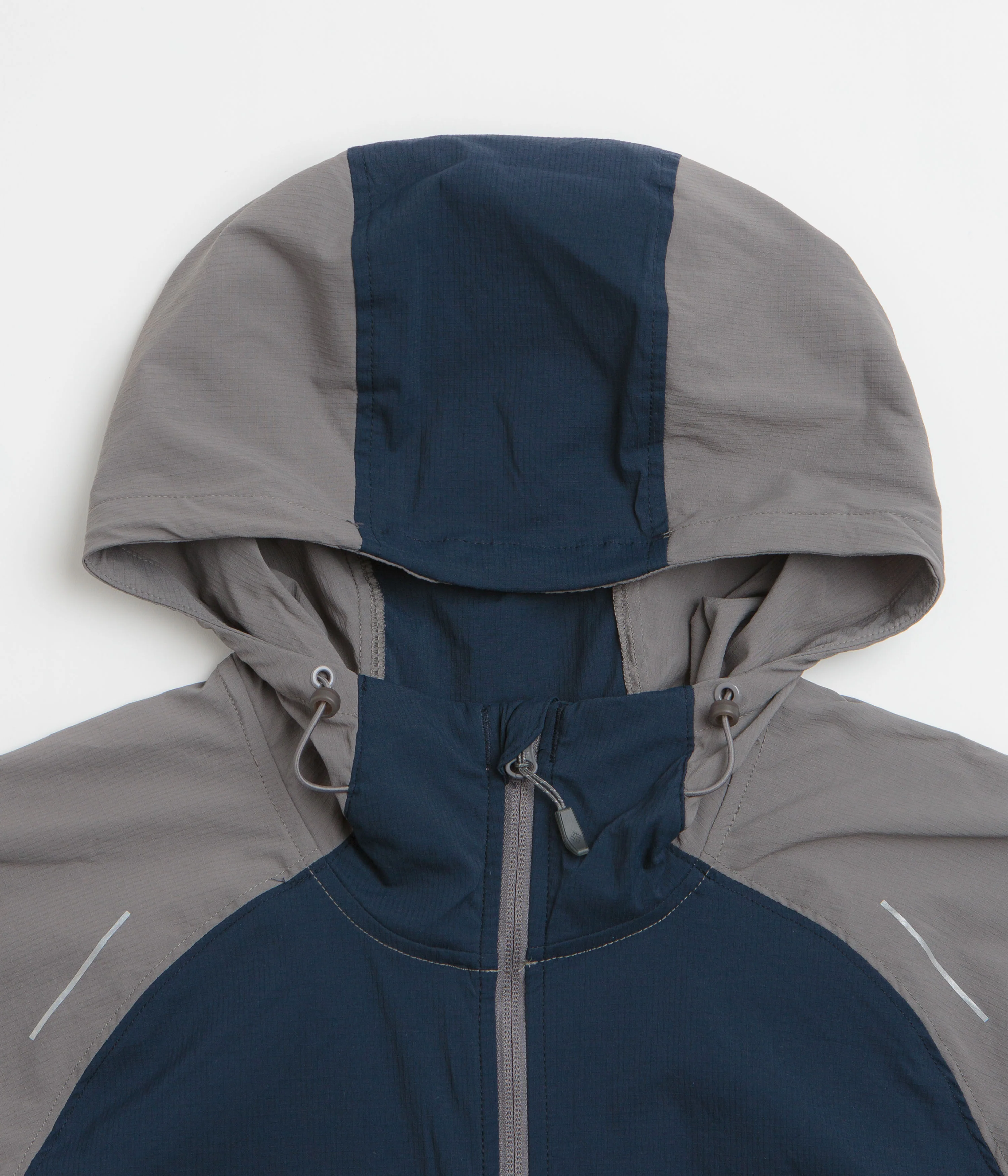 Columbia Tech II Wind Full Zip Jacket - City Grey / Collegiate Navy - Image 4