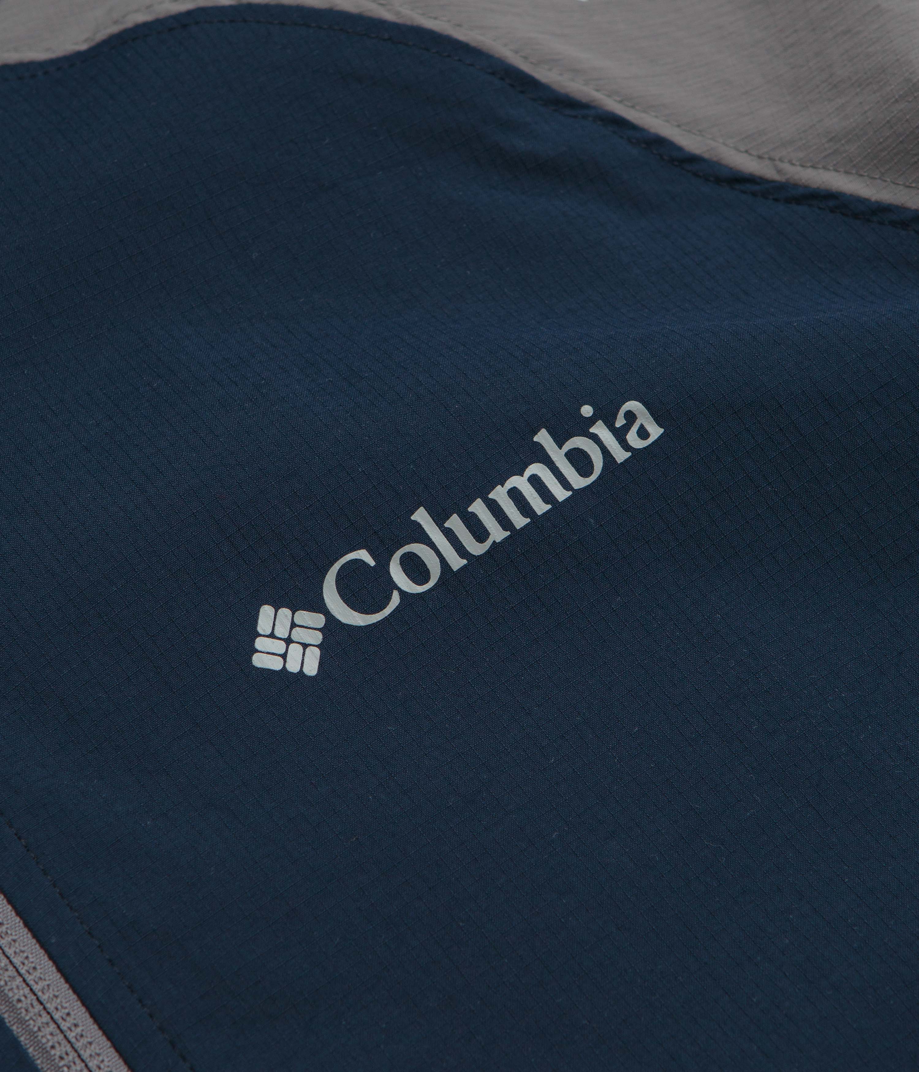 Columbia Tech II Wind Full Zip Jacket - City Grey / Collegiate Navy - Image 5