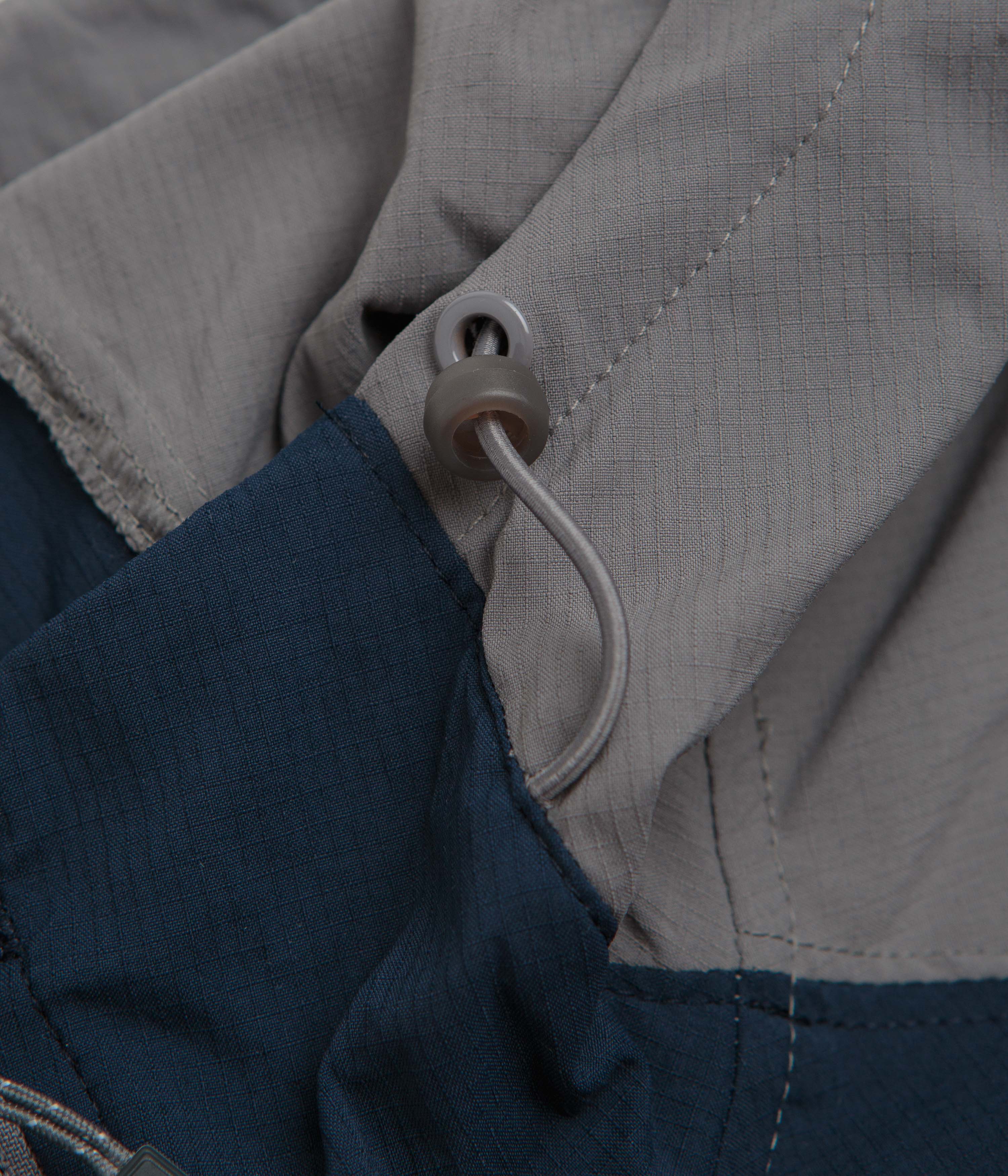 Columbia Tech II Wind Full Zip Jacket - City Grey / Collegiate Navy - Image 7