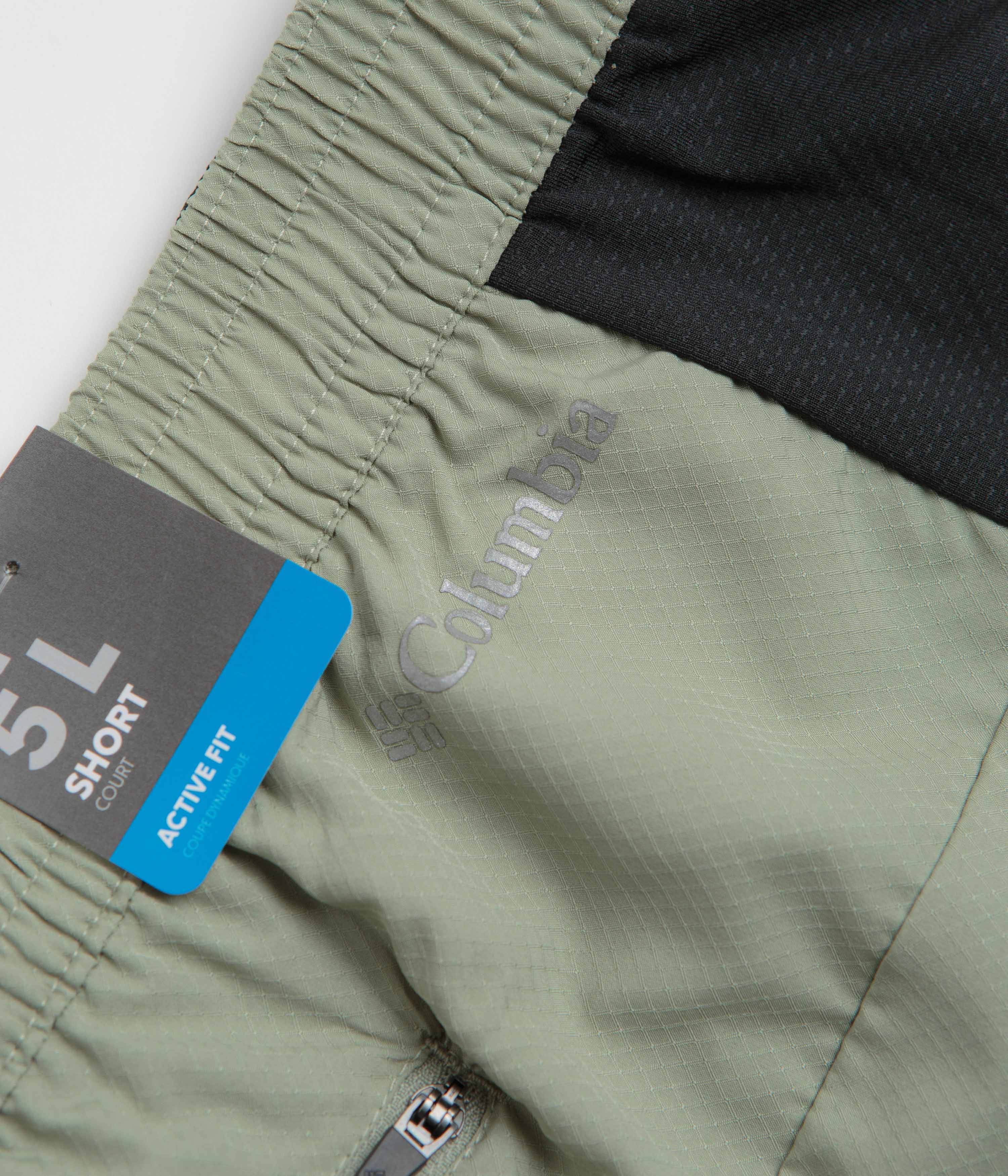 Columbia Three Pitch 5" Shorts - Safari / Black - Image 8