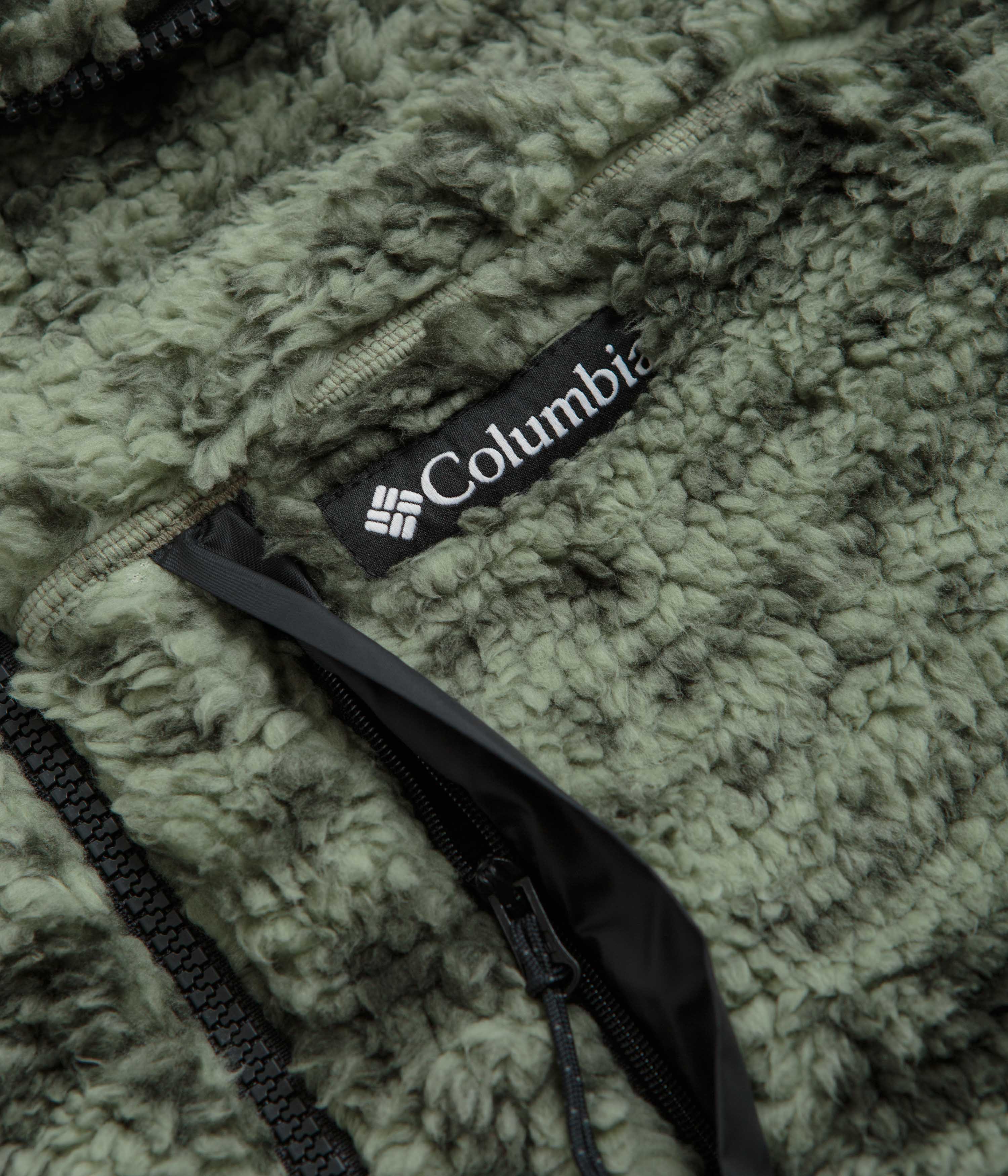 Columbia Winter Pass II Printed Fleece - Greenscape Stippled Stripe - Image 4