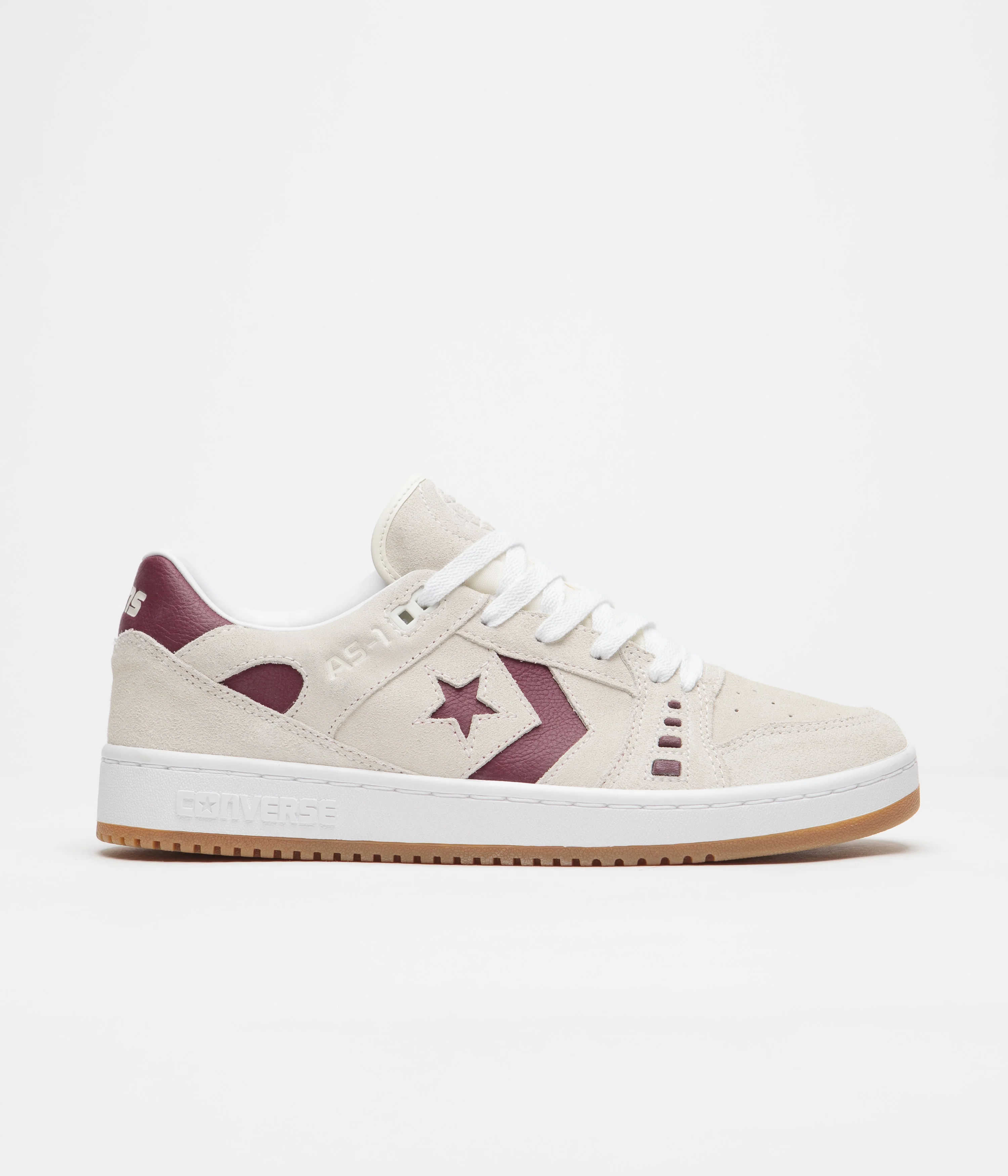Converse AS-1 Pro Ox Shoes - Egret / Dark Burgundy / Gum
