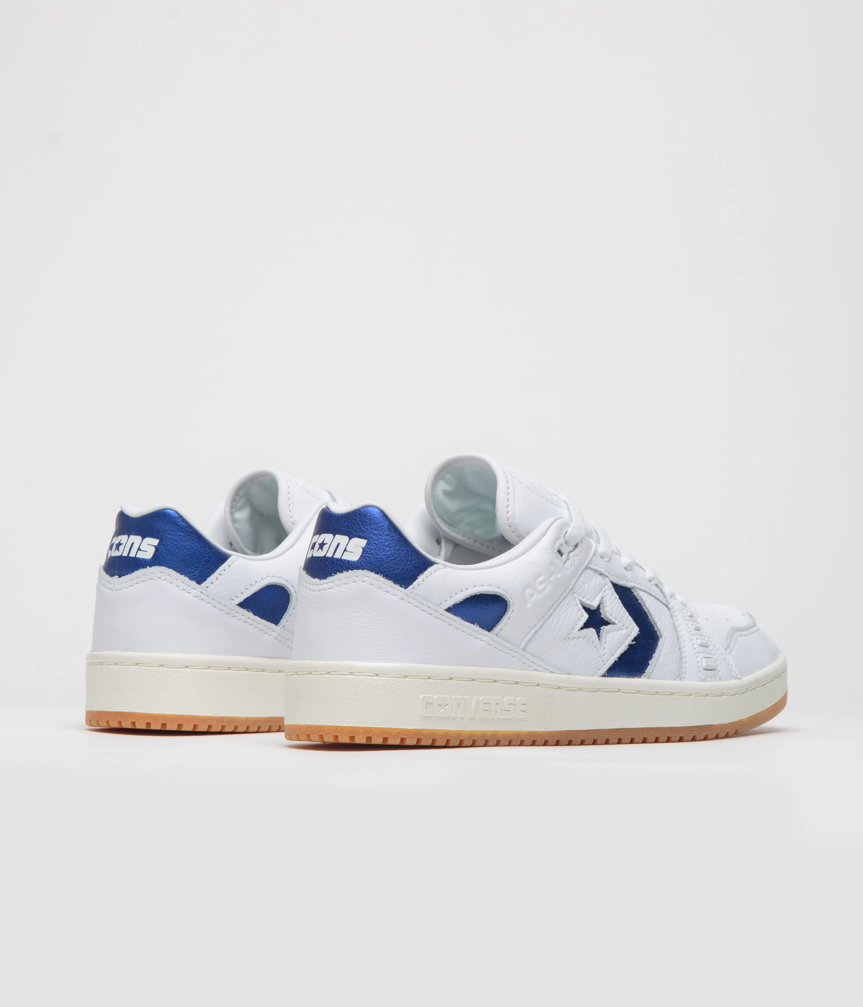 Converse AS-1 Pro Ox Shoes - White / Blue / Egret - Image 4