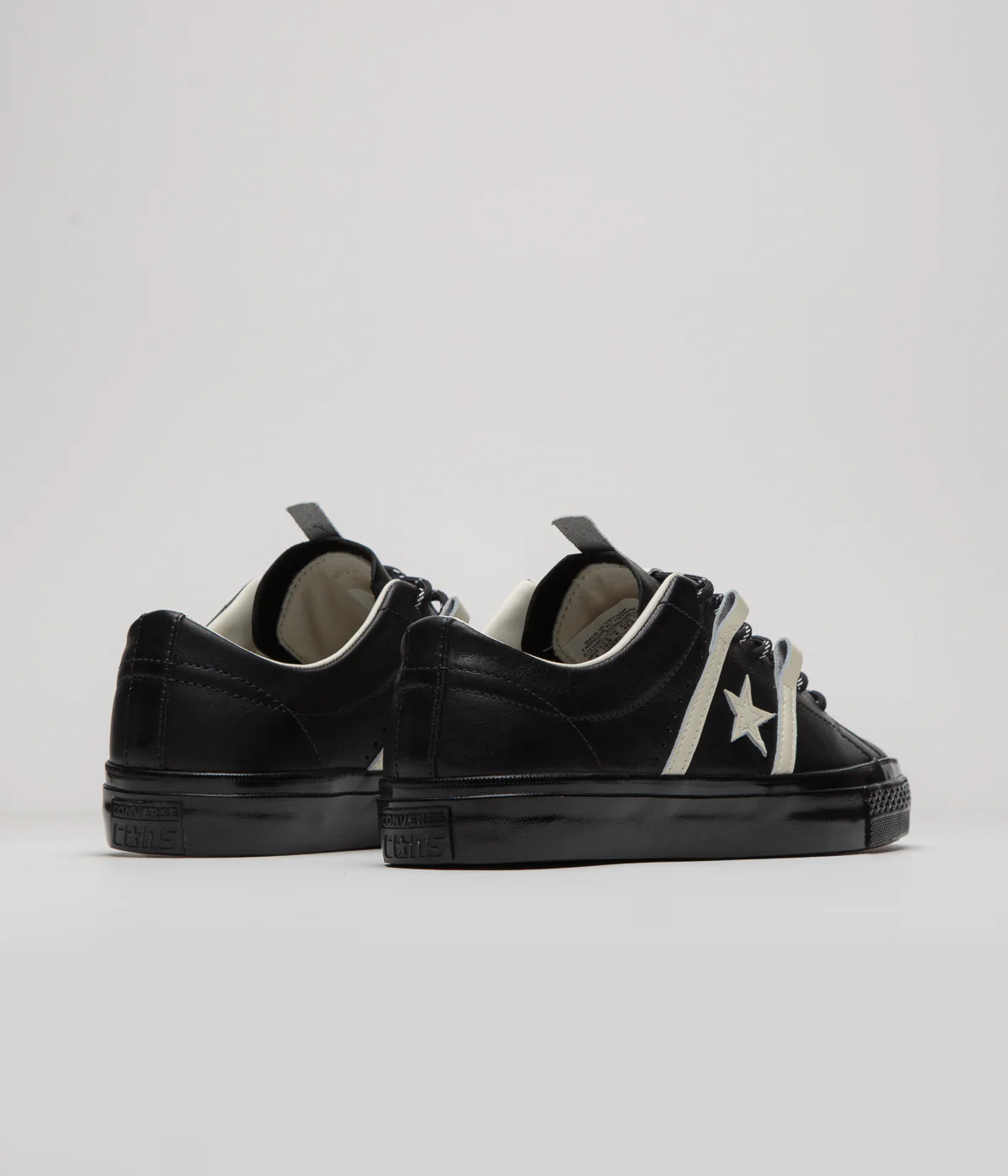Converse Bobby De Keyzer One Star Academy Pro Ox Shoes - Black / Egret - Image 3