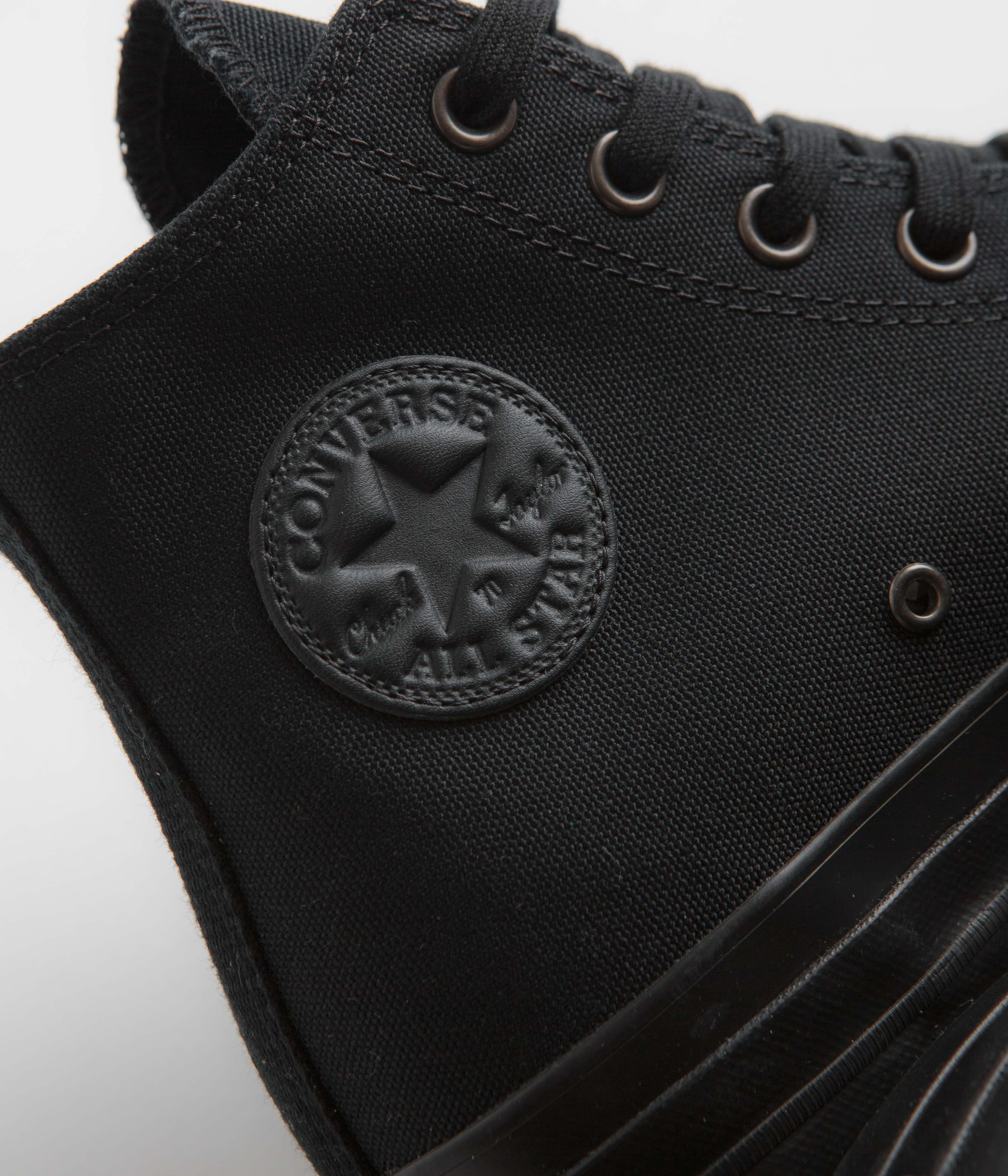 Converse Chuck 70 Hi Shoes - Black / Almost Black / Black - Image 3