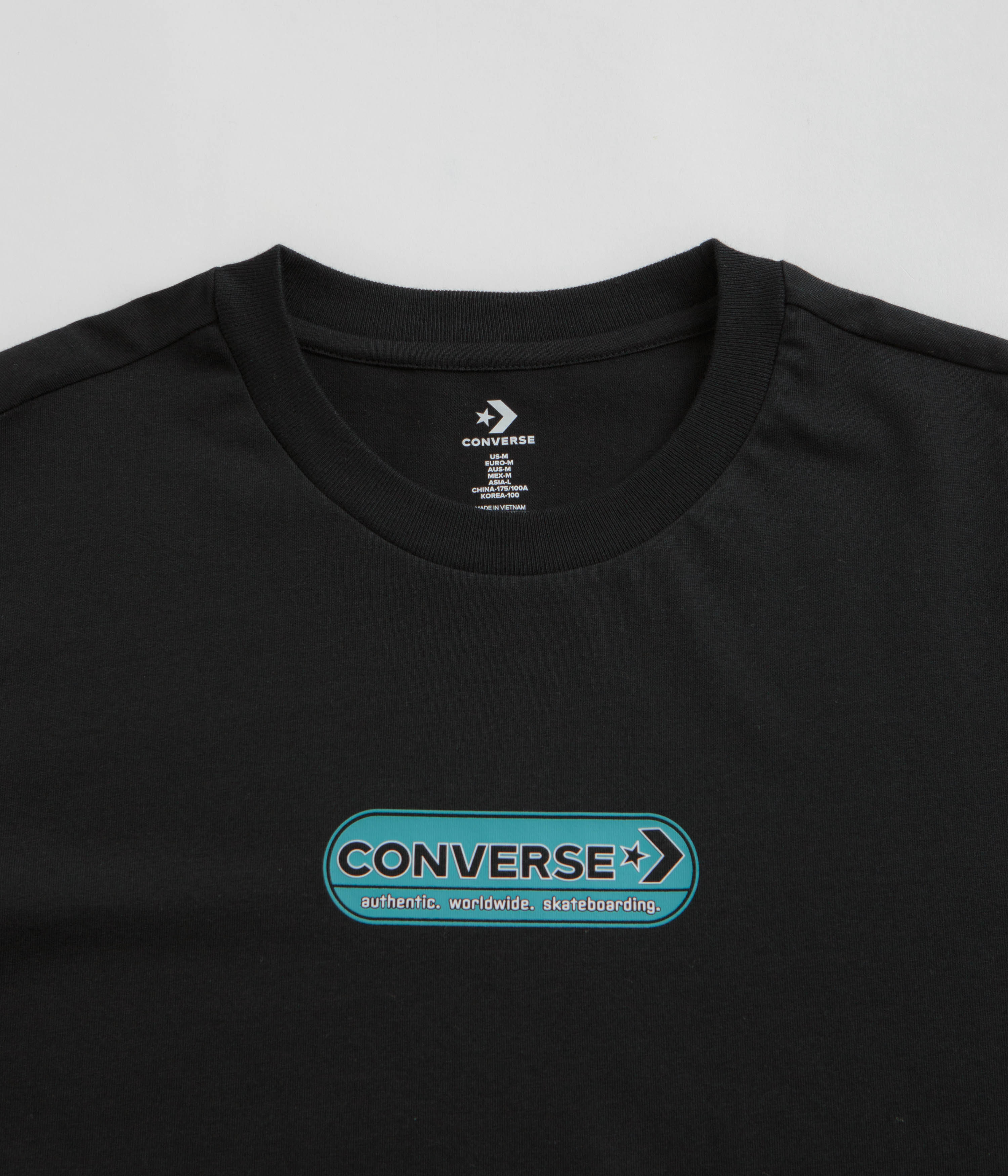 Converse Classic Skateboarding T-Shirt - Converse Black - Image 3