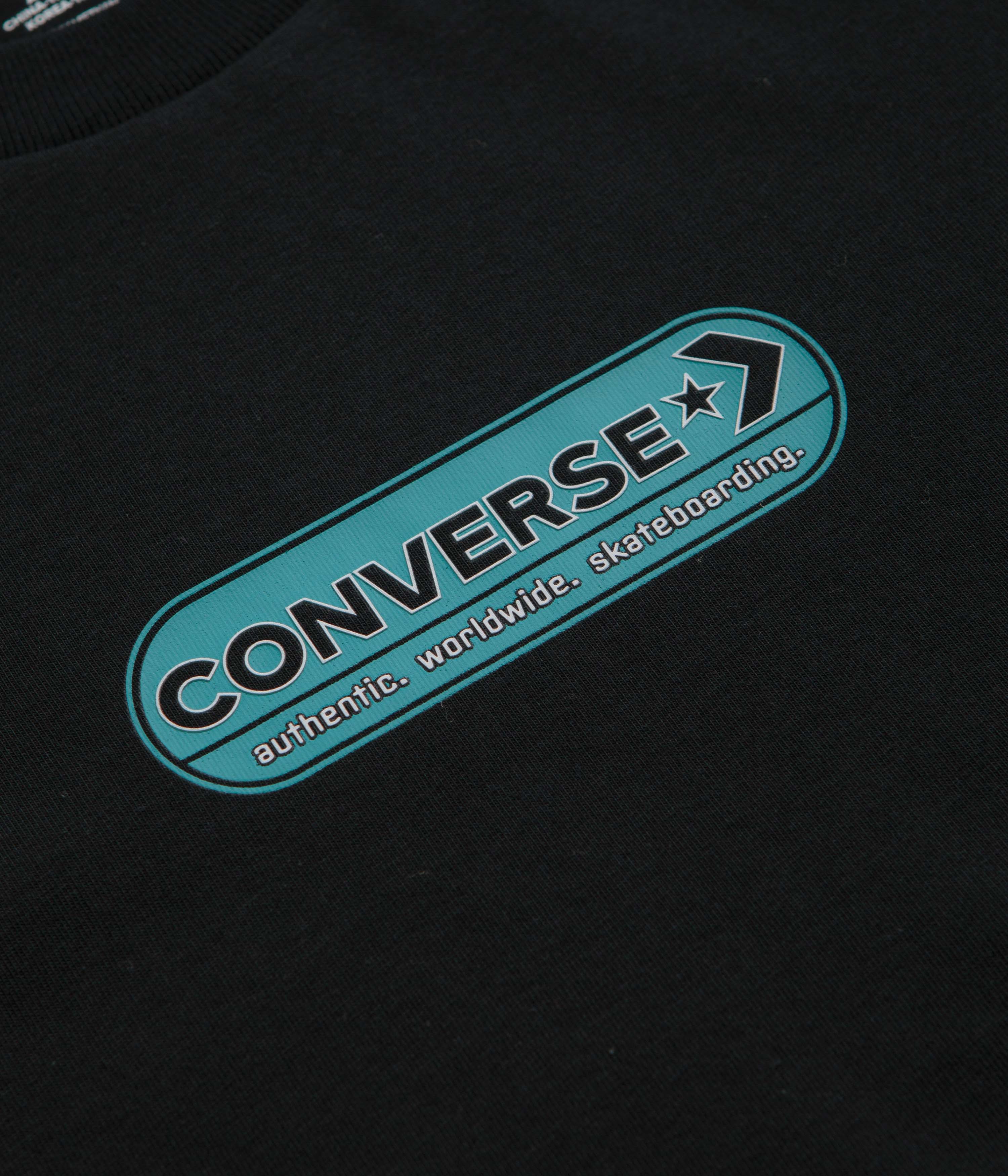 Converse Classic Skateboarding T-Shirt - Converse Black - Image 4