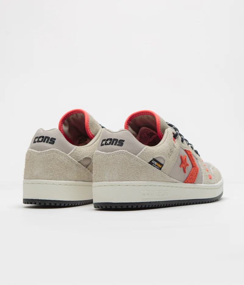Converse Cons AS-1 Pro Cordura Shoes - Papyrus / Black / Vermillion Red - Image 5