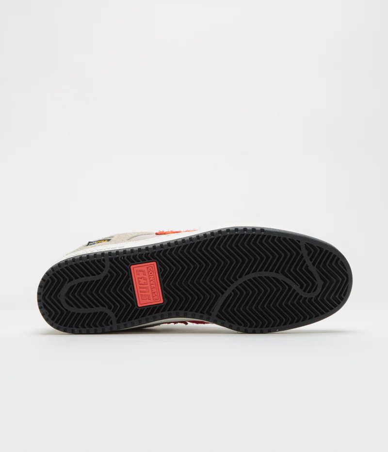 Converse Cons AS-1 Pro Cordura Shoes - Papyrus / Black / Vermillion Red - Image 7