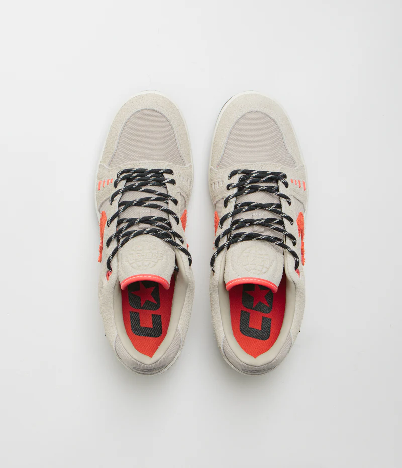 Converse Cons AS-1 Pro Cordura Shoes - Papyrus / Black / Vermillion Red - Image 8