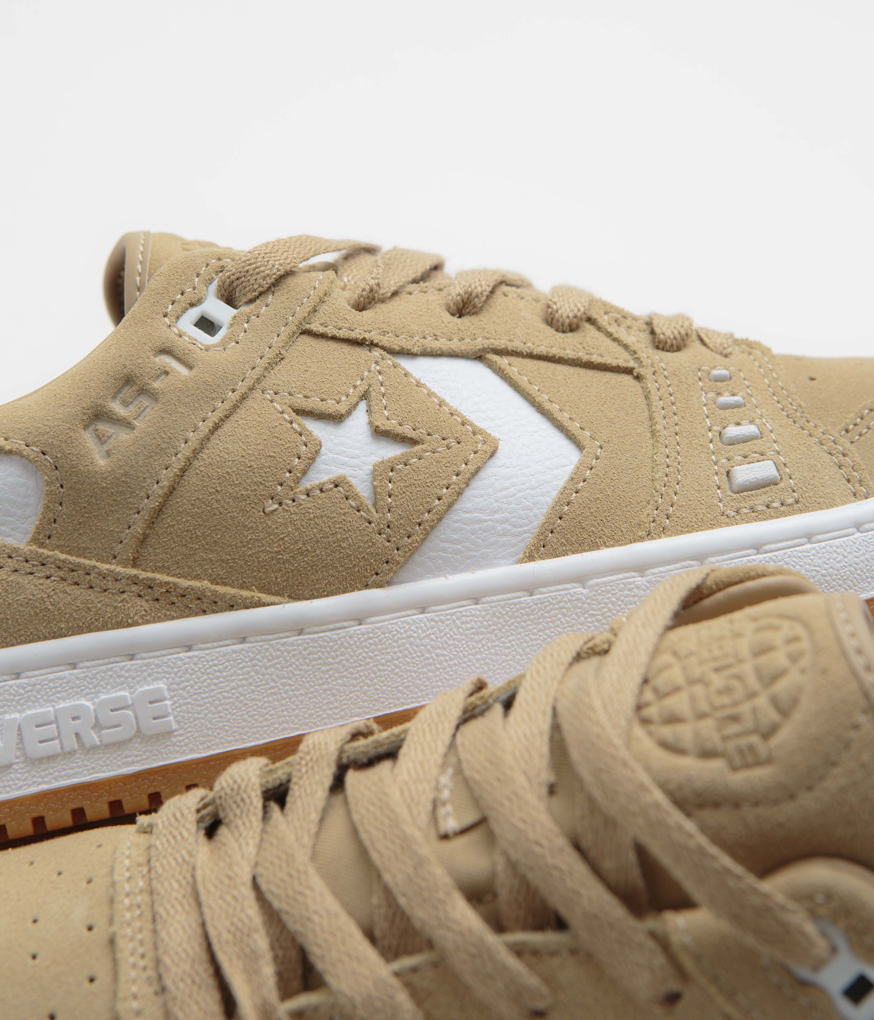 Converse Cons AS-1 Pro Suede Shoes - Nomad Khaki / White / Gum - Image 7