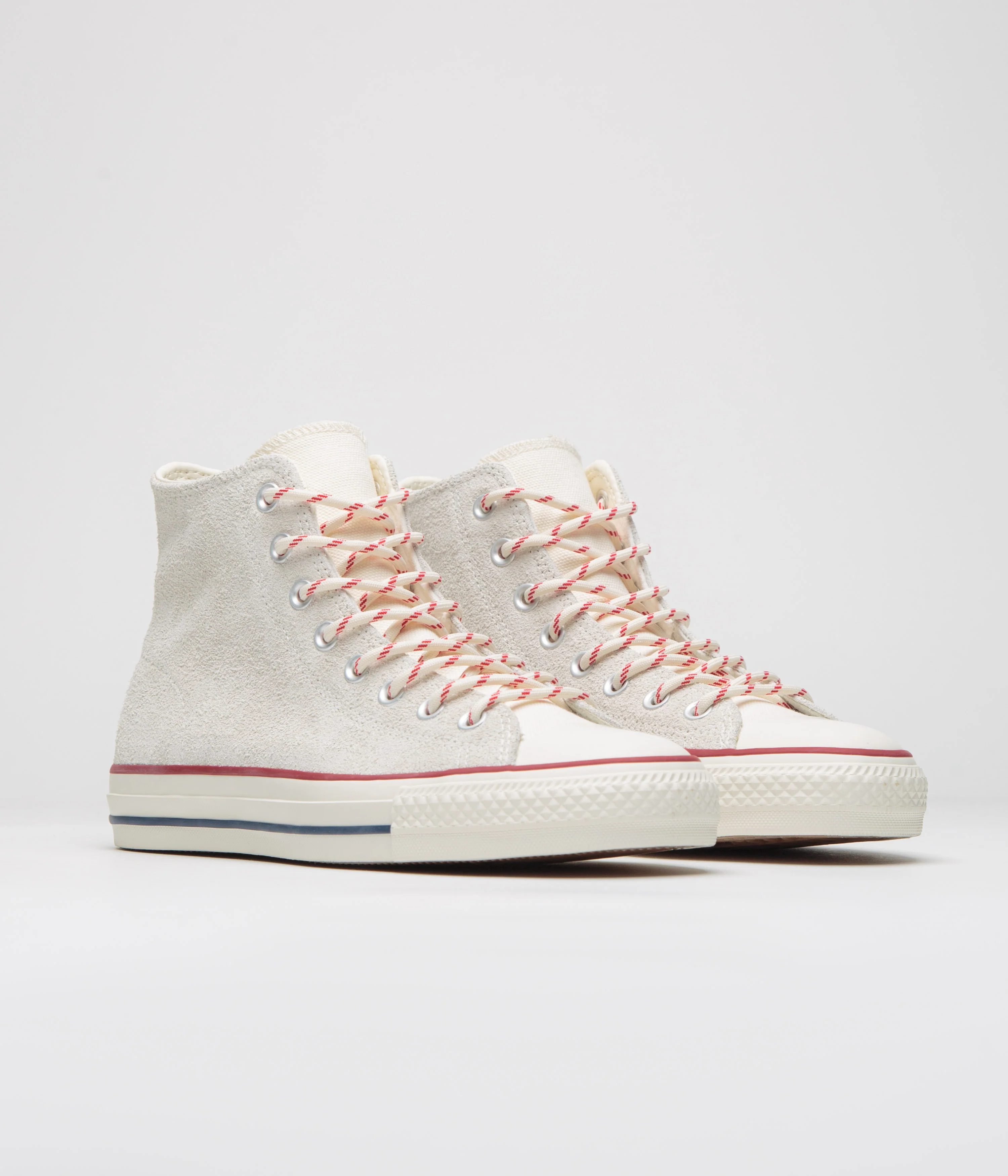 Converse Cons CTAS Pro Hi Outdoor Shoes - Egret / Red / Blue - Image 2