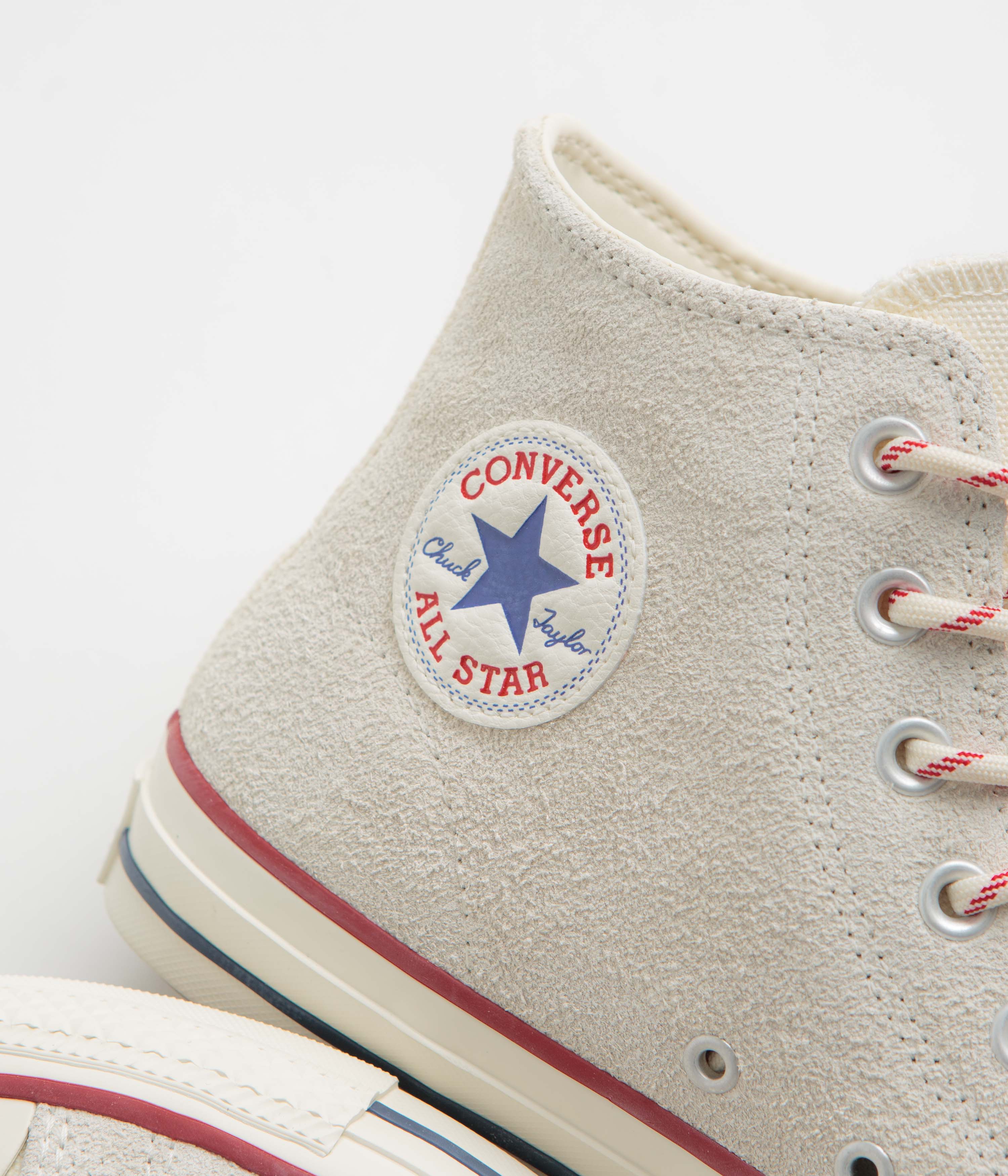 Converse Cons CTAS Pro Hi Outdoor Shoes - Egret / Red / Blue - Image 3