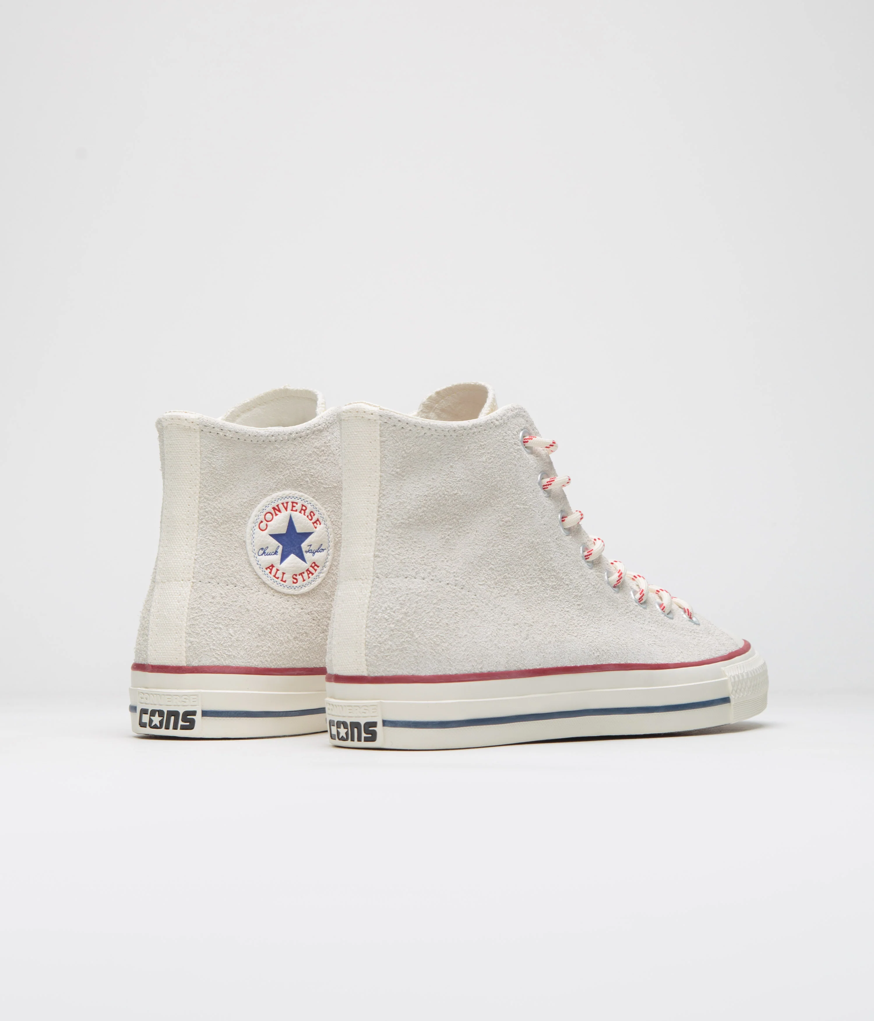 Converse Cons CTAS Pro Hi Outdoor Shoes - Egret / Red / Blue - Image 4