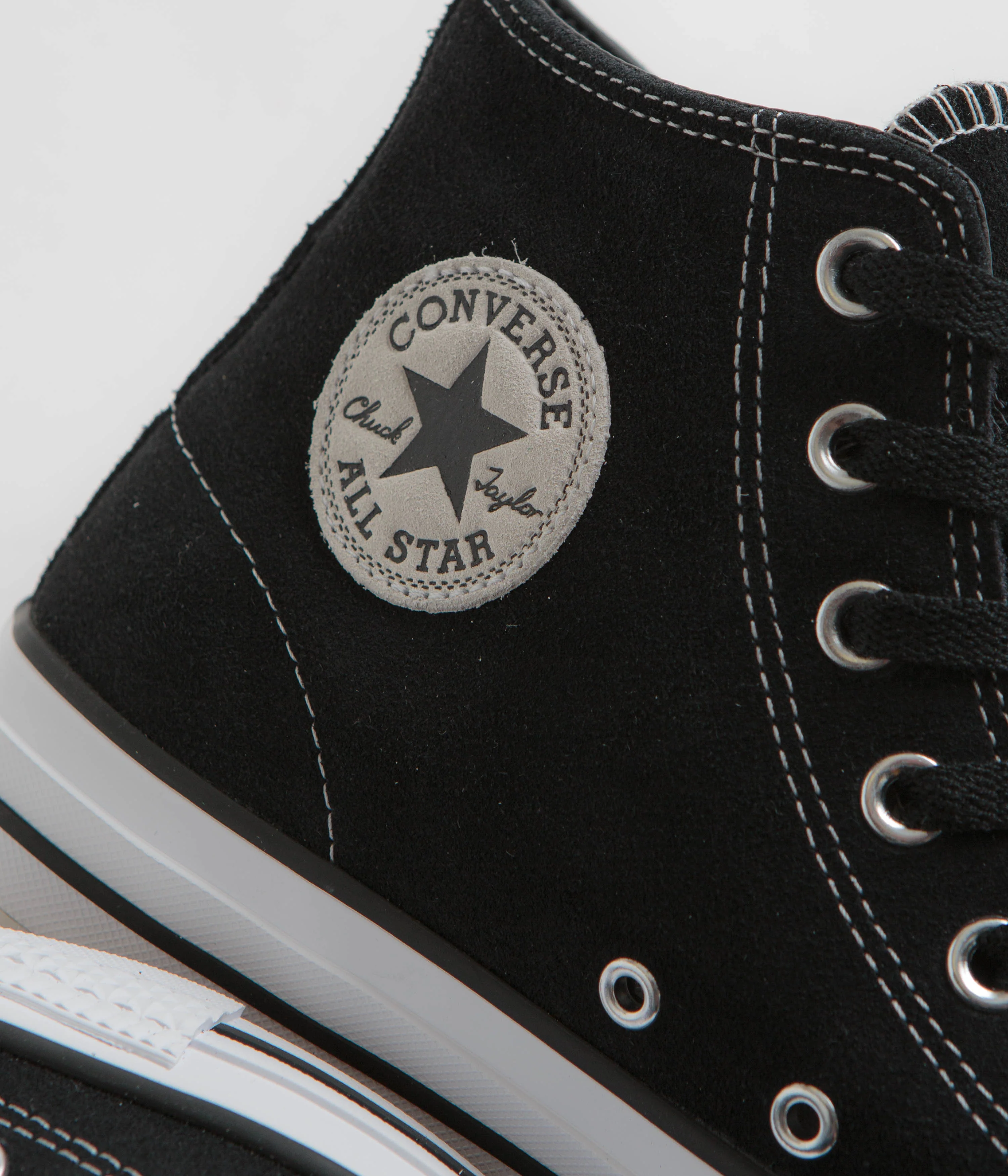 Converse Cons CTAS Pro Hi Shoes - Black / Black / White - Image 3