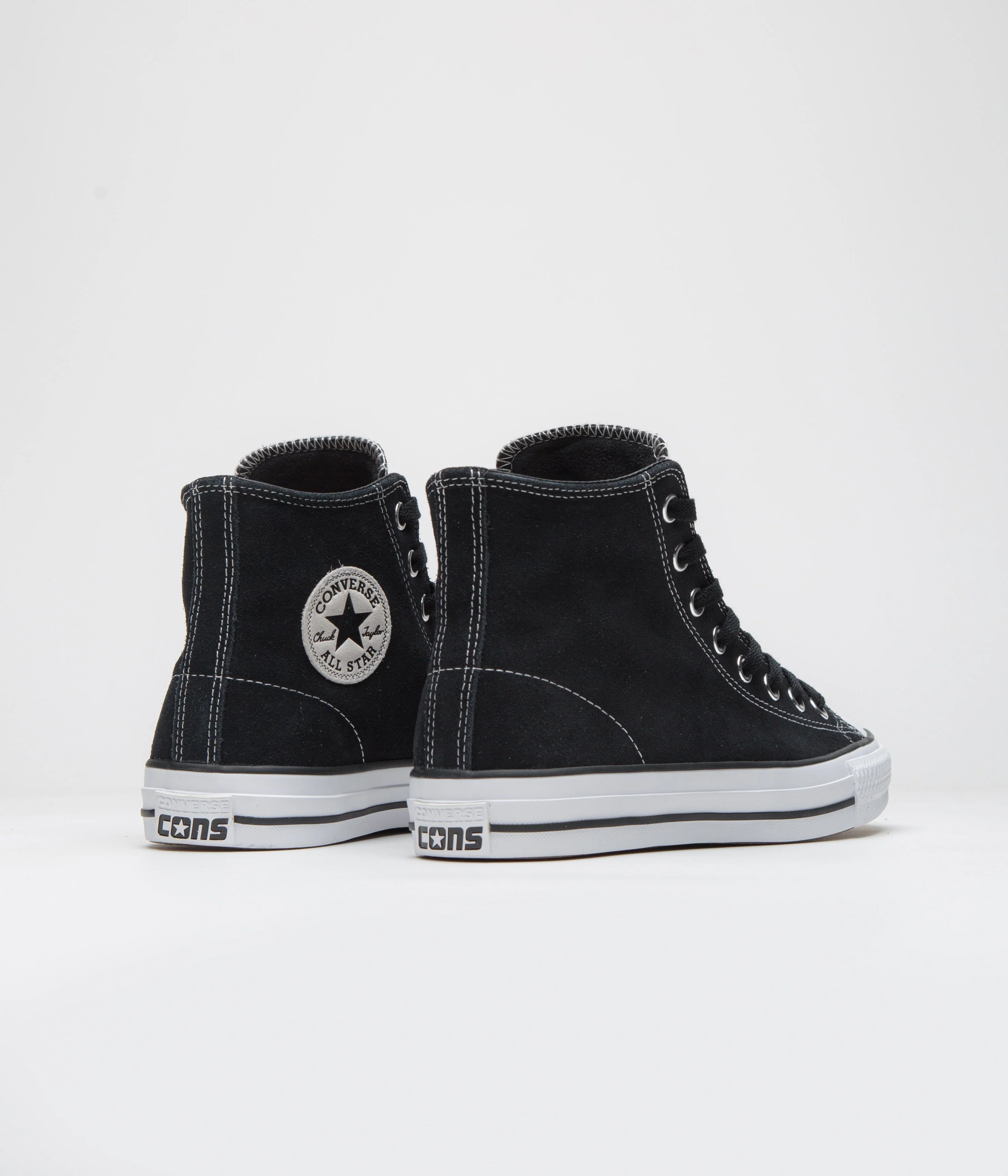 Converse Cons CTAS Pro Hi Shoes - Black / Black / White - Image 4